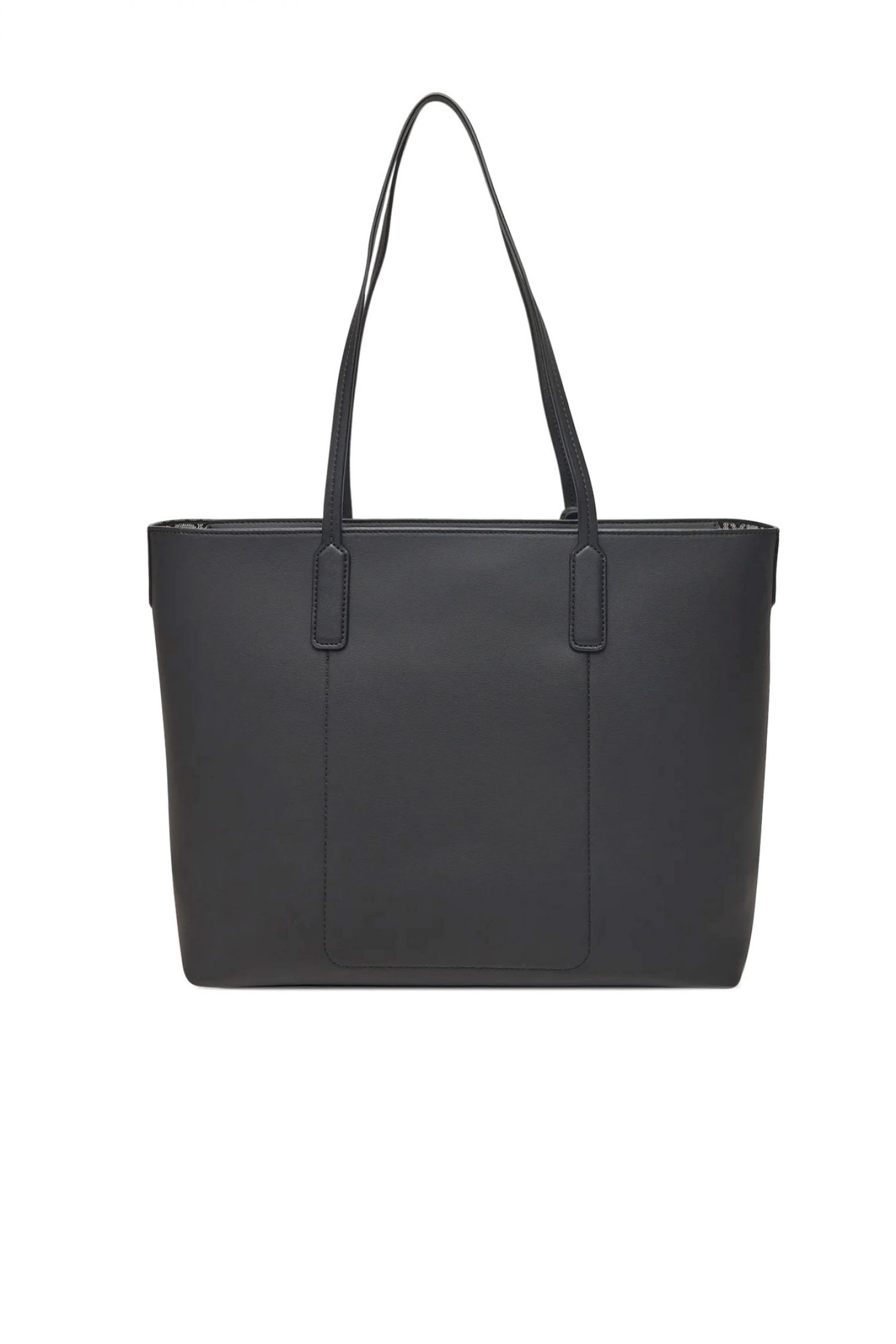 DKNY ΤΣΑΝΤΑ ΩΜΟΥ SAIGE EW TZ TOTE ΕΠΙΠΡΟΣΘΕΤΟ ΤΣΑΝΤΑΚΙ LOGO ΜΑΥΡΟ