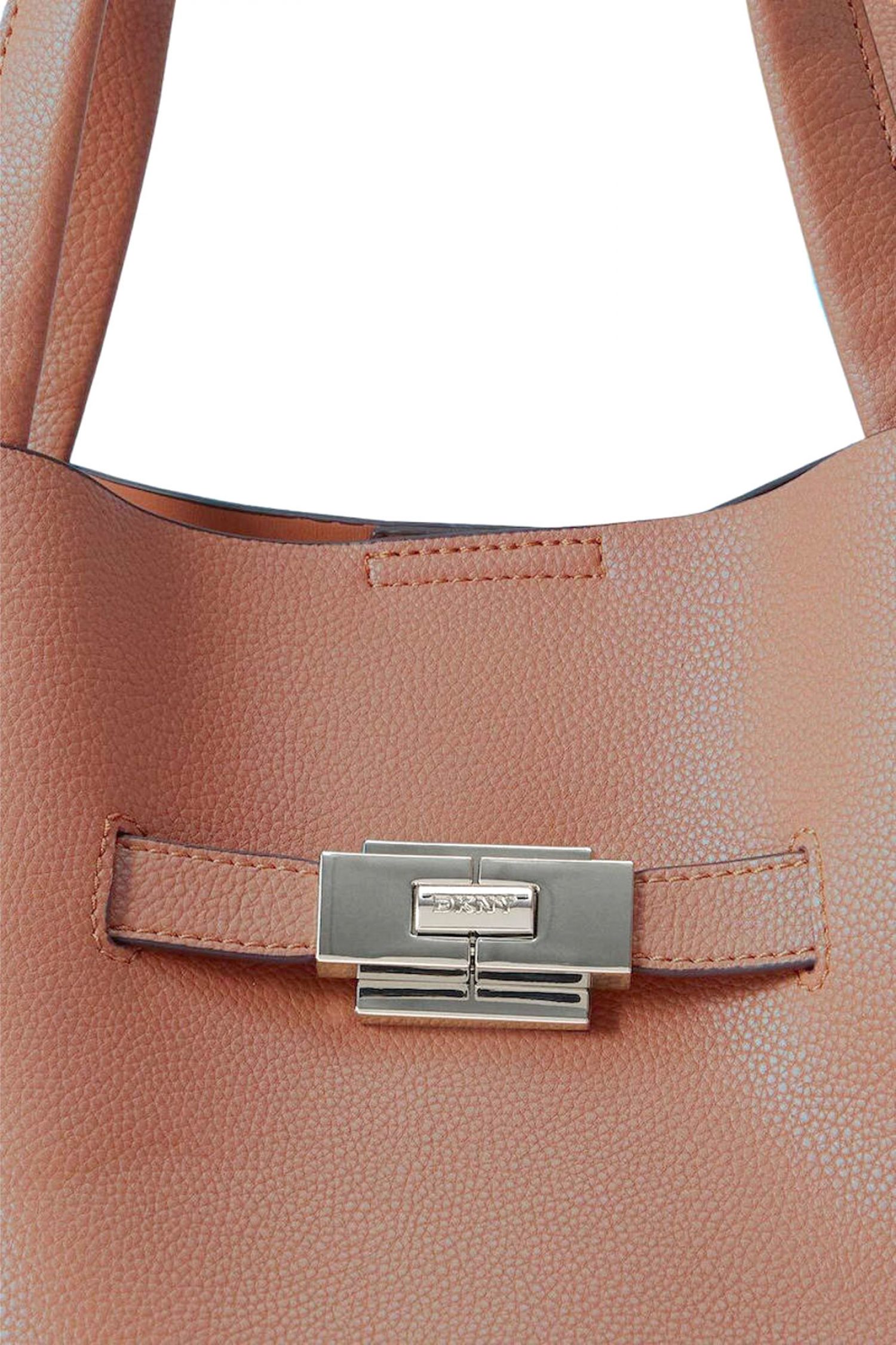 DKNY ΤΣΑΝΤΑ ΩΜΟΥ BRYAR SATCHELS LOGO ΤΑΜΠΑ