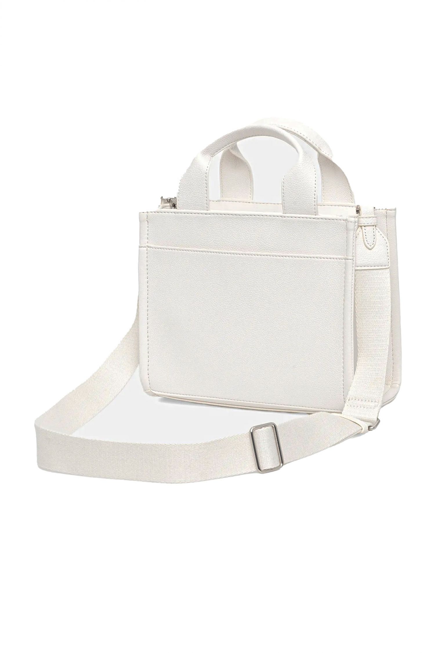 DKNY ΤΣΑΝΤΑ ΧΕΙΡΟΣ/CROSSBODY ΕΠΙΠΡΟΣΘΕΤΟ ΤΣΑΝΤΑΚΙ HADLEE SM TOTE LOGO ΛΕΥΚΟ