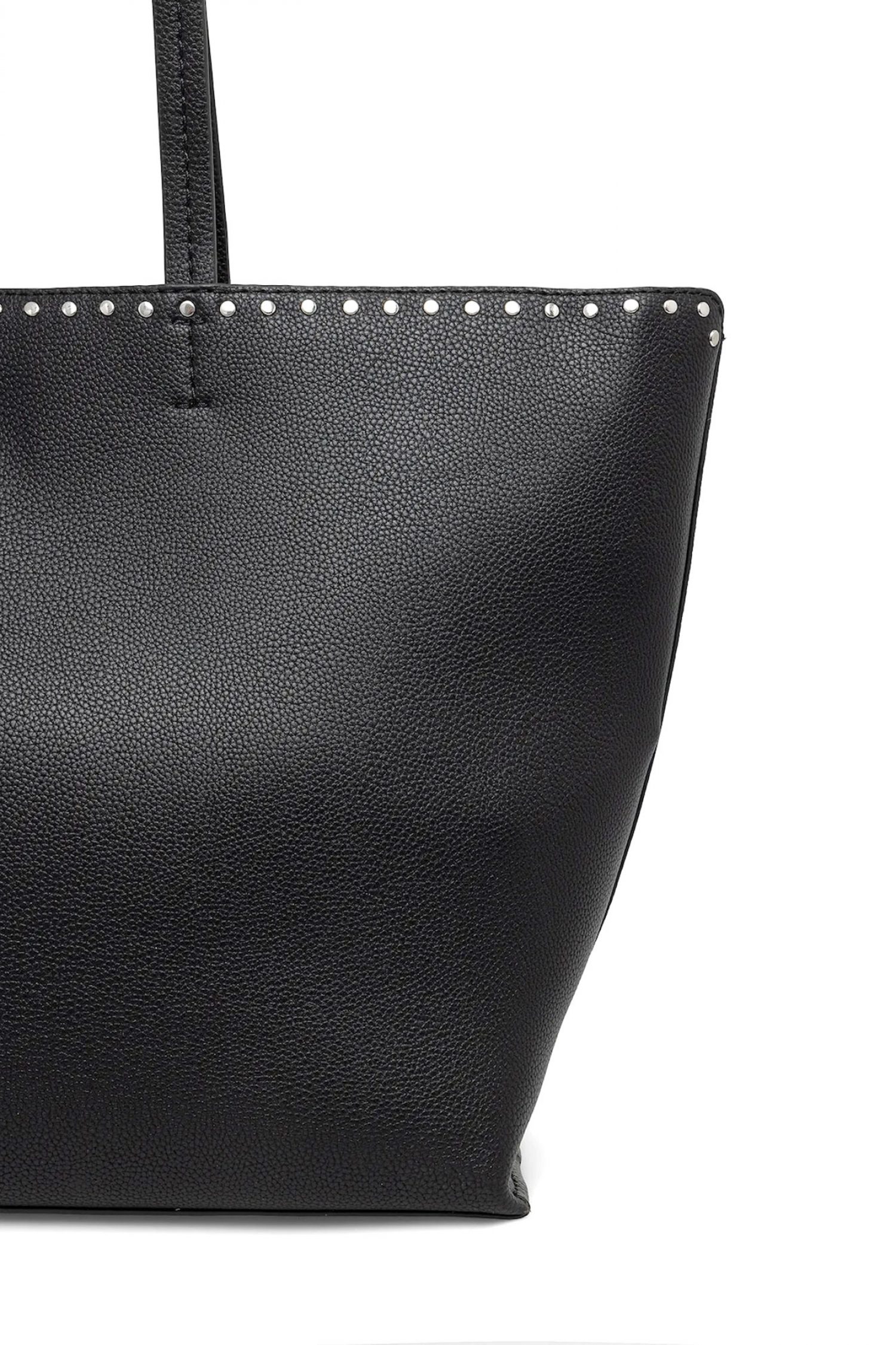 DKNY ΤΣΑΝΤΑ ΩΜΟΥ NICOLE TOTE LOGO ΤΡΟΥΚΣ ΜΑΥΡΟ