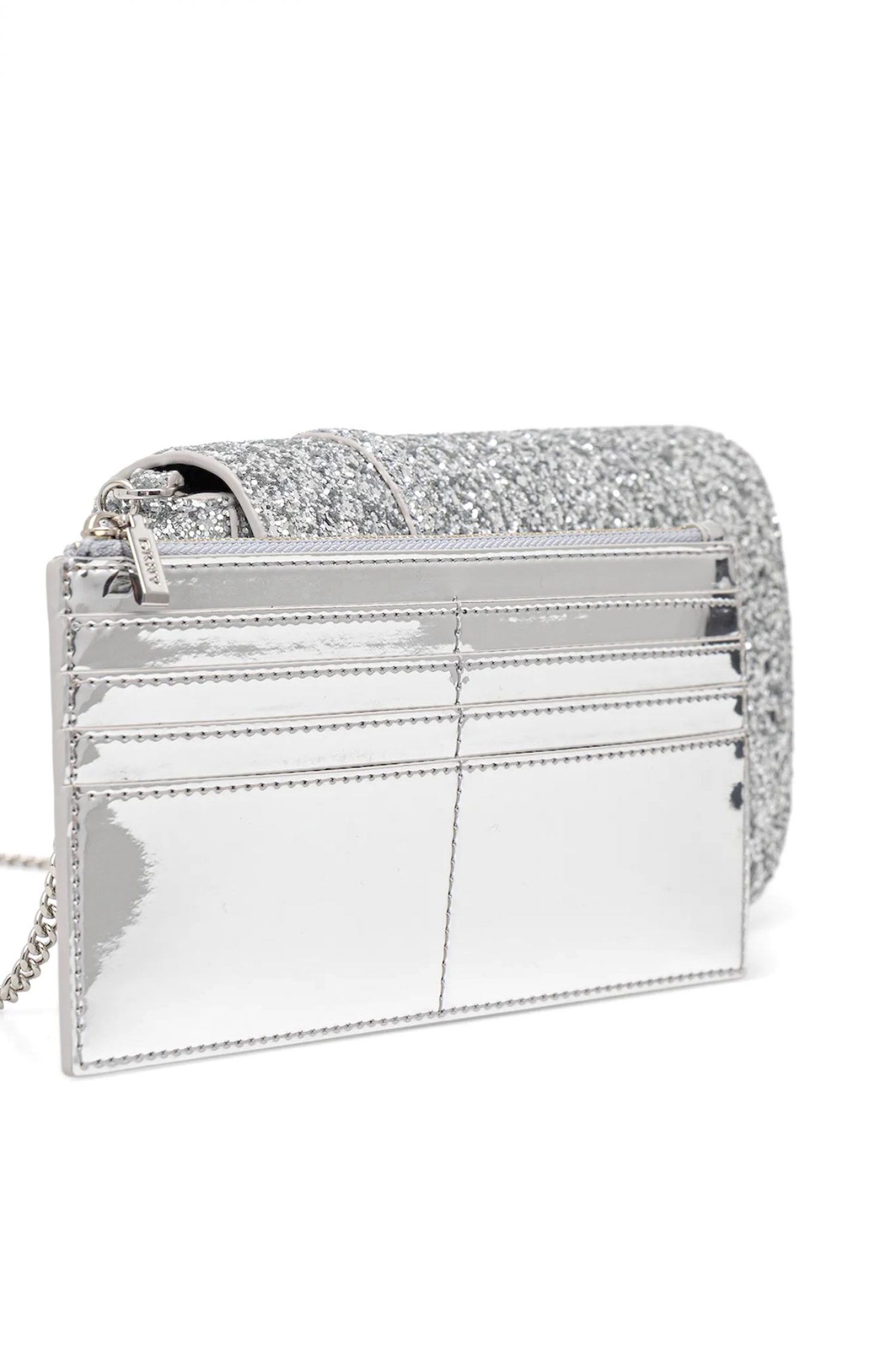 DKNY ΤΣΑΝΤΑ AVRIL SM FLAP CROSSBODY ΕΠΙΠΡΟΣΘΕΤΟ ΤΣΑΝΤΑΚΙ LOGO ΑΣΗΜΙ