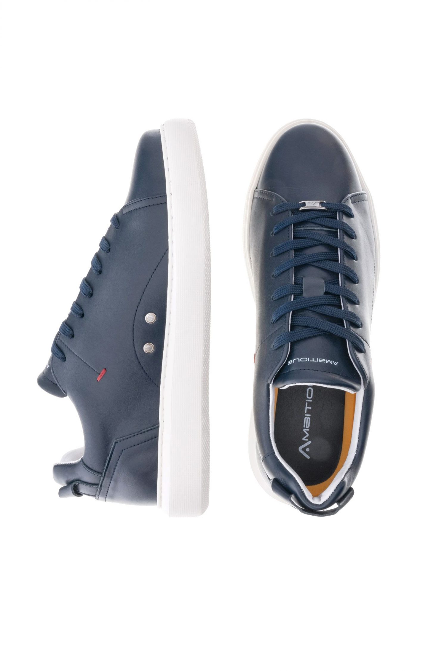 AMBITIOUS ΠΑΠΟΥΤΣΙΑ SNEAKERS ΜΠΛΕ-ΛΕΥΚΟ