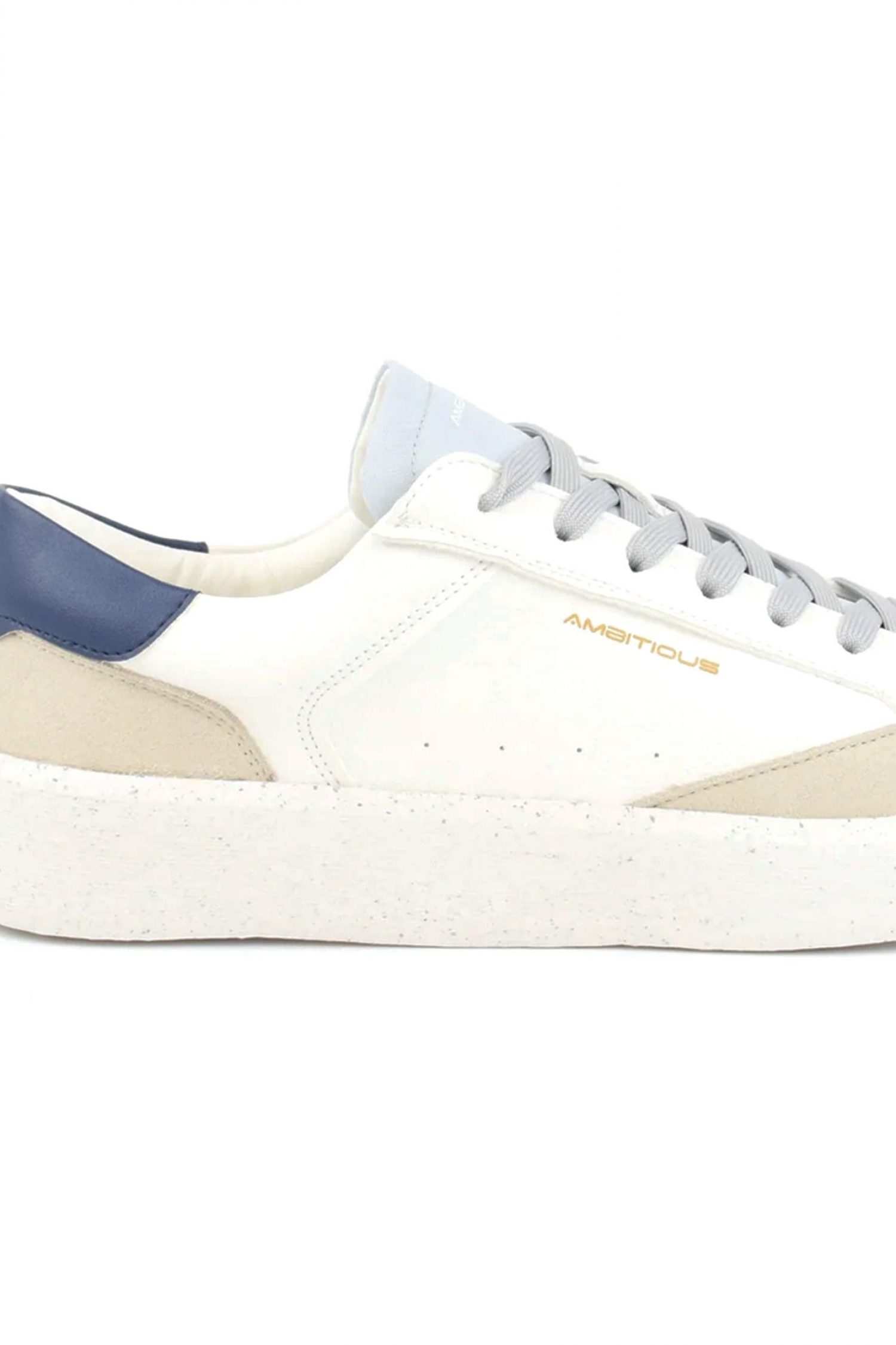 AMBITIOUS ΠΑΠΟΥΤΣΙΑ SNEAKERS ΛΕΥΚΟ-ΜΠΛΕ