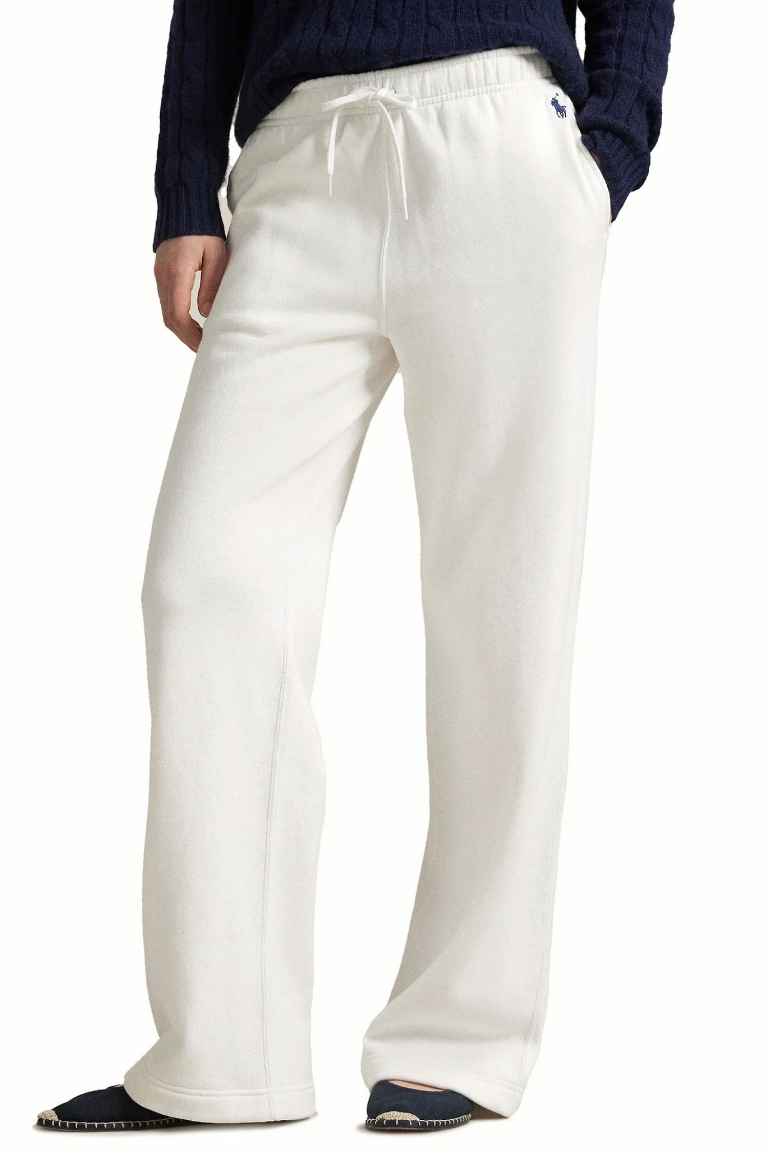 RALPH LAUREN ΠΑΝΤΕΛΟΝΙ ΦΟΡΜΑ CLASSICS WD LG FL PT LOGO ΛΕΥΚΟ