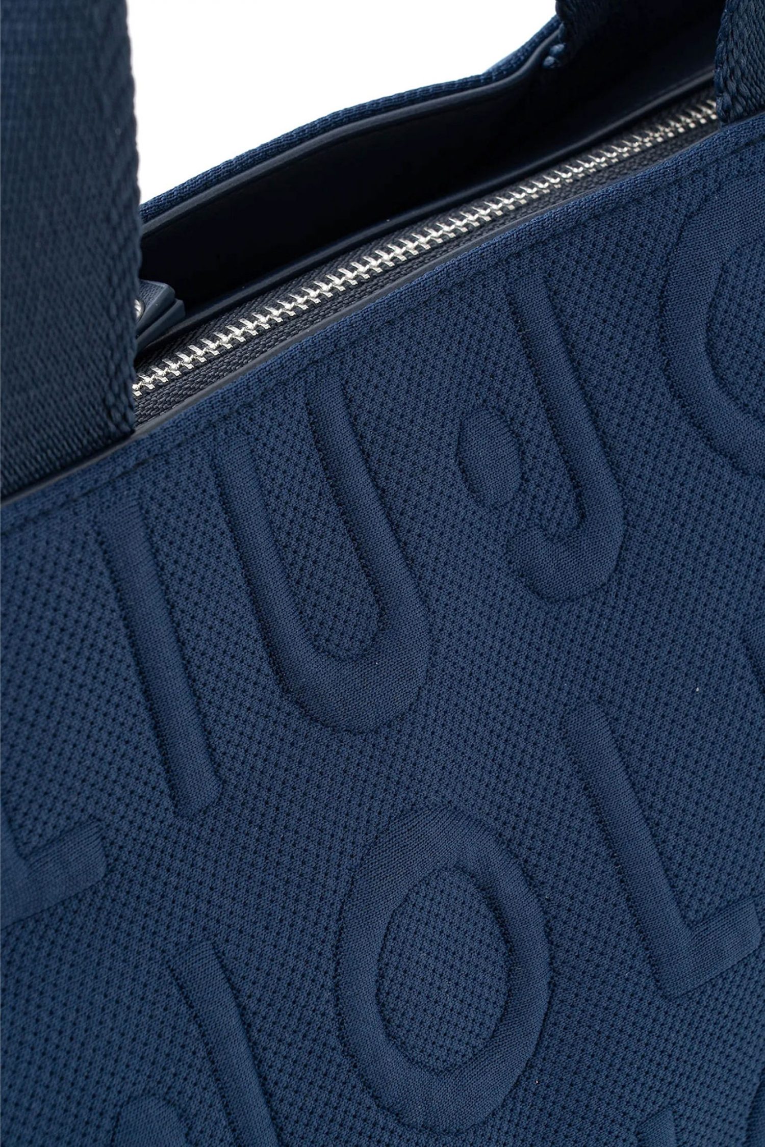 LIU-JO ΤΣΑΝΤΑ ΧΕΙΡΟΣ/CROSSBODY BUBBLE TOTE ALL OVER LOGO ΜΠΛΕ