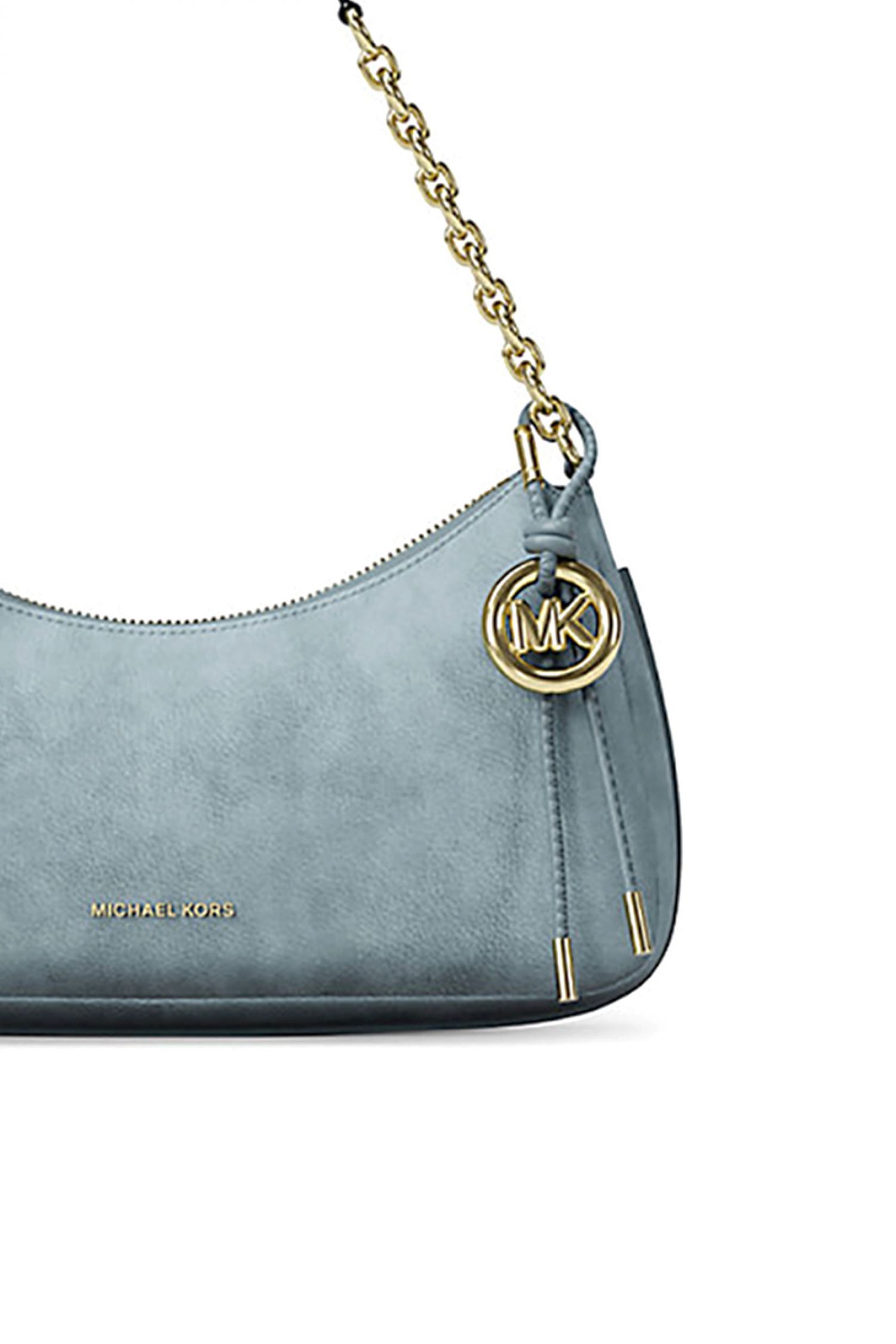 MICHAEL KORS ΤΣΑΝΤΑΚΙ ΩΜΟΥ NOLITA METAΛΛΙΚΟ LOGO ΓΑΛΑΖΙΟ