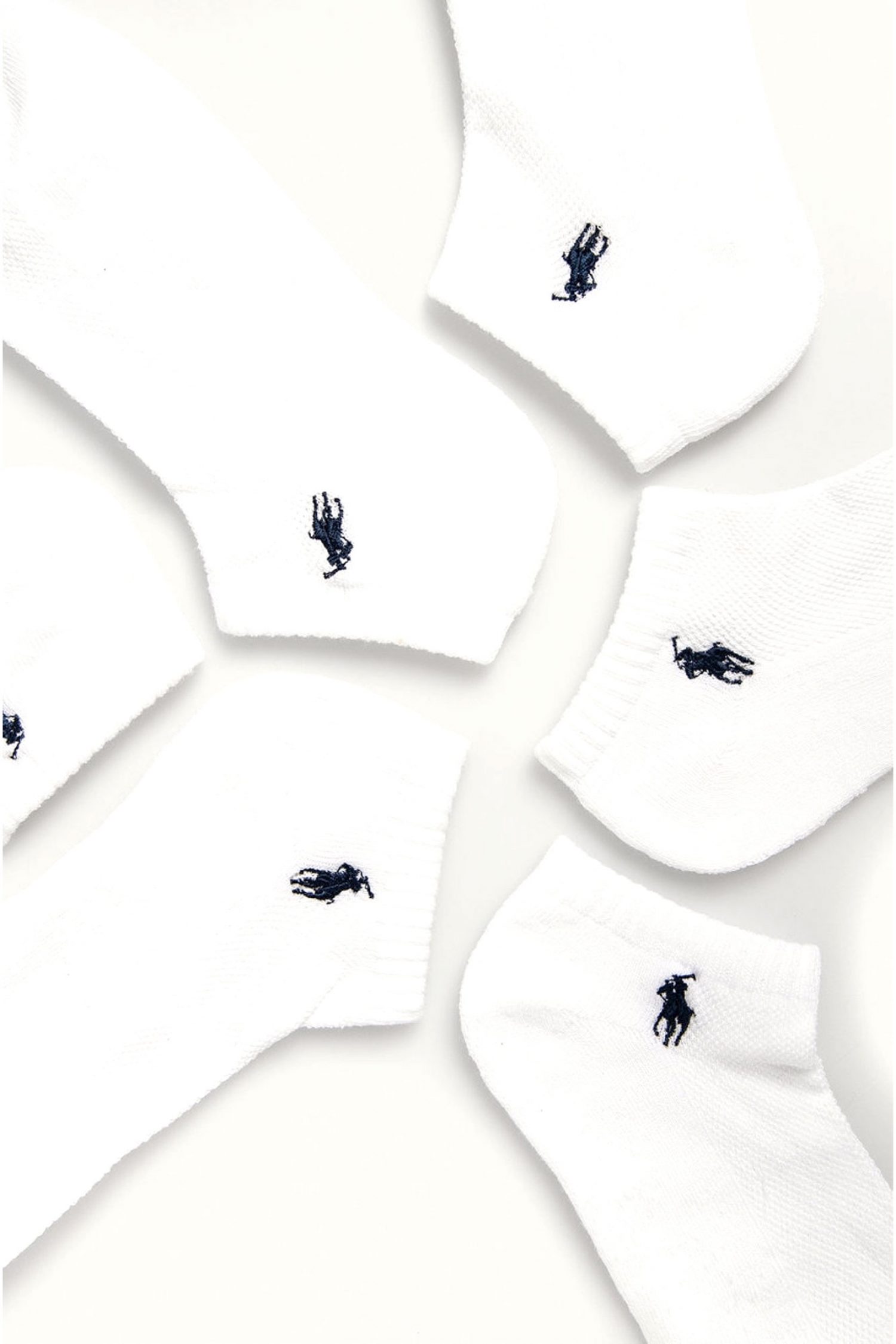 RALPH LAUREN ΚΑΛΤΣΕΣ 6PAIRS LOGO ΛΕΥΚΟ φωτογραφία