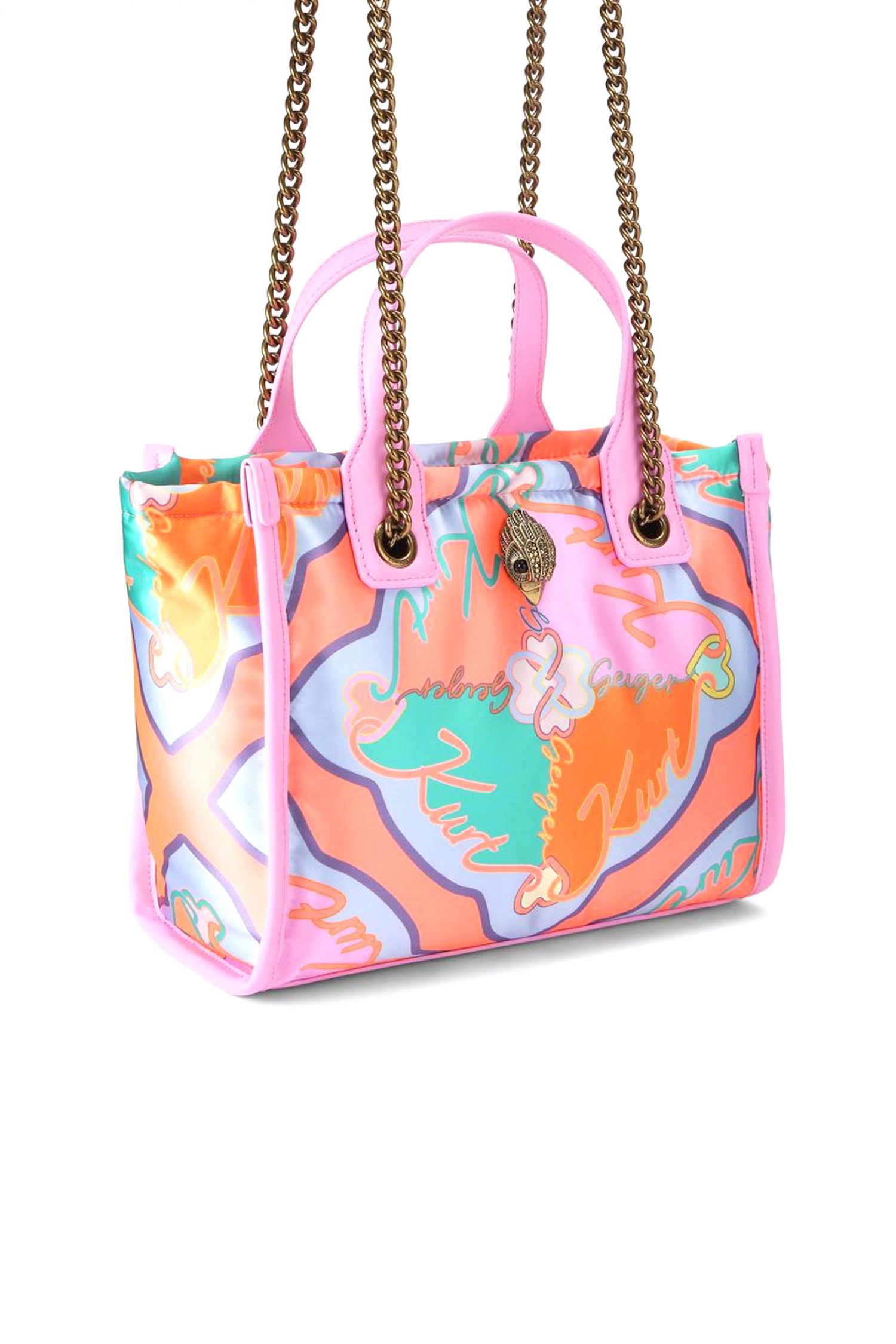 KURT GEIGER TΣΑΝΤΑ ΩΜΟΥ HOXTON SM SHOPPER ΣΧΕΔΙΑ LOGO ΠΟΛΥΧΡΩΜΟ