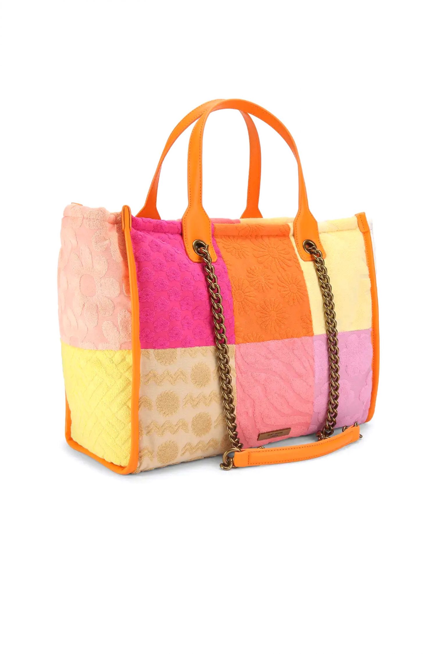 KURT GEIGER TΣΑΝΤΑ ΩΜΟΥ HOXTON SM SHOPPER ΑΛΥΣΙΔΑ ΑΝΑΓΛΥΦΑ ΣΧΕΔΙΑ LOGO ΠΟΛΥΧΡΩΜΟ