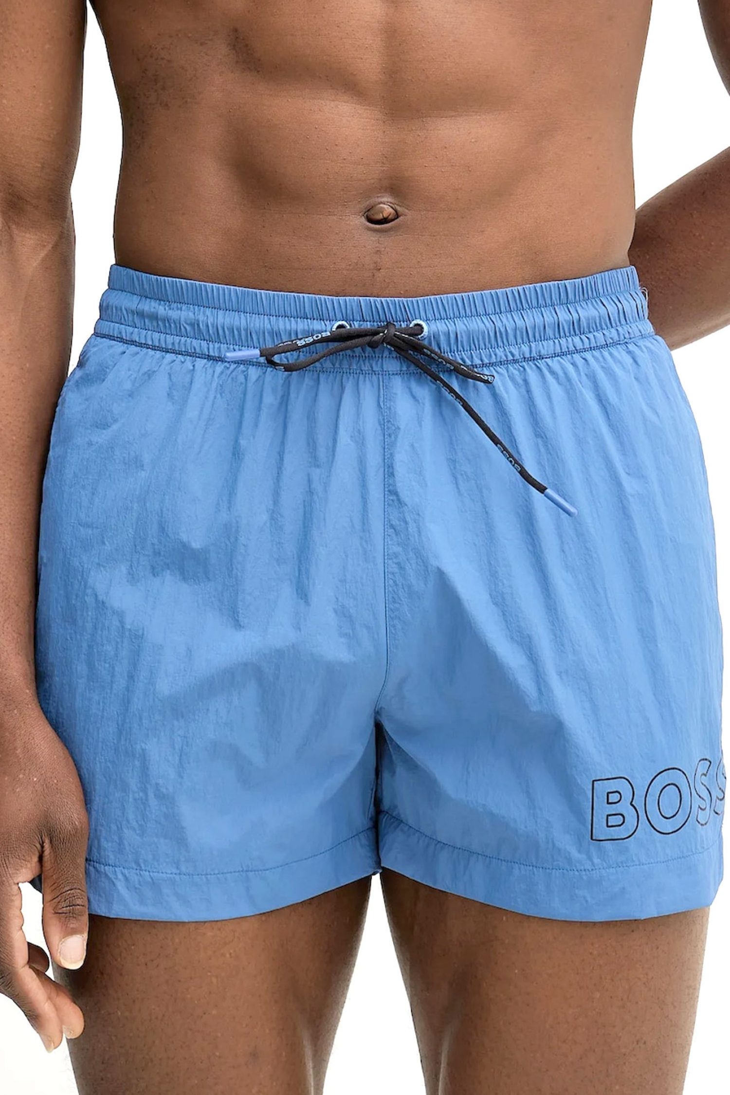 BOSS BEACHWEAR ΜΑΓΙΩ MOONEYE ΡΑΦ ΜΠΛΕ