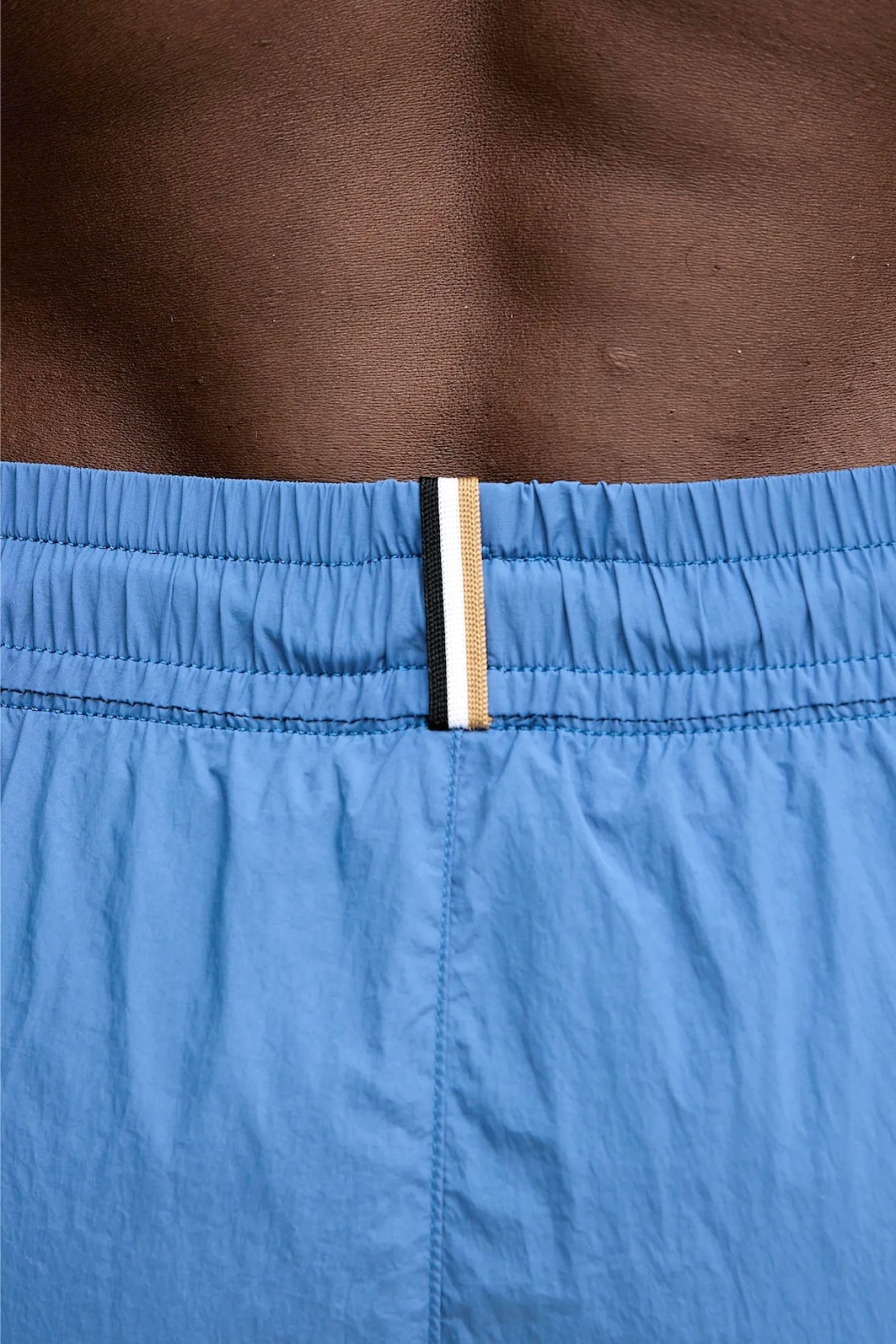 BOSS BEACHWEAR ΜΑΓΙΩ MOONEYE ΡΑΦ ΜΠΛΕ