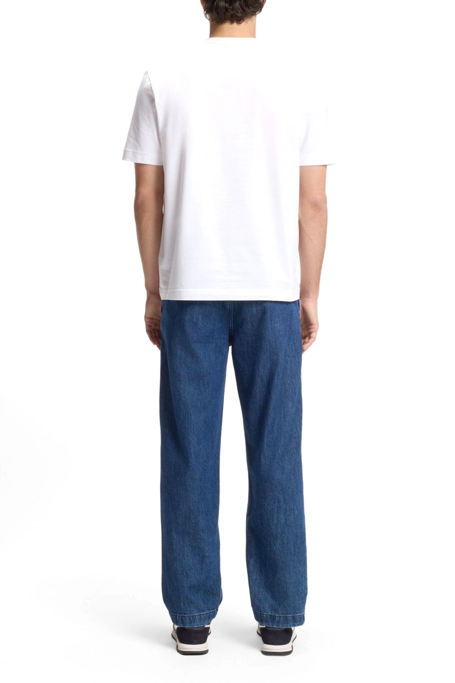 BOSS CASUAL T-SHIRT TCHUP ΛΕΥΚΟ