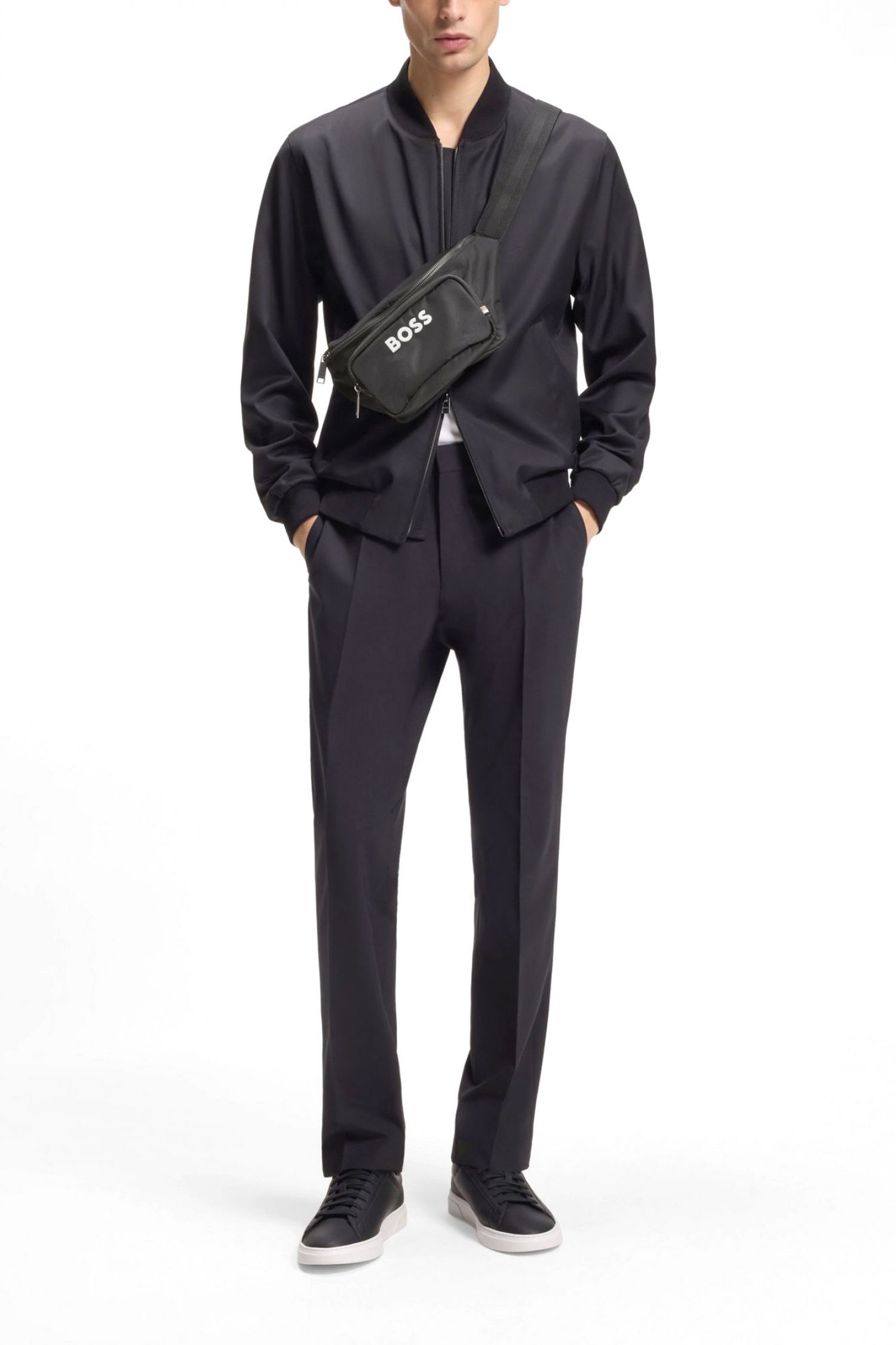 BOSS ΤΣΑΝΤΑΚΙ ΜΕΣΗΣ CATCH_3.0_BUMBAG ΜΑΥΡΟ φωτογραφία