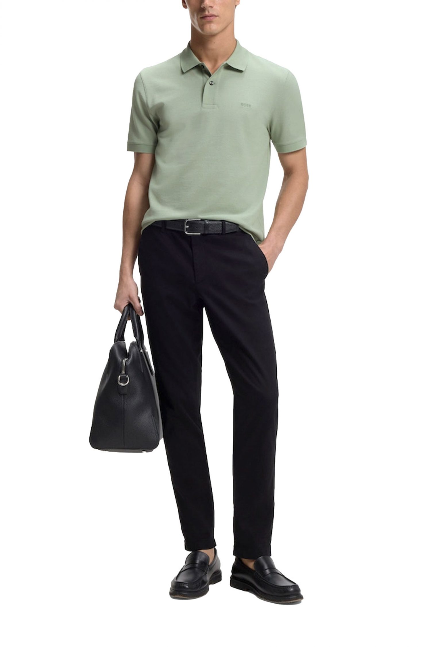 BOSS POLO REGULAR FIT PALLAS ΦΥΣΤΙΚΙ