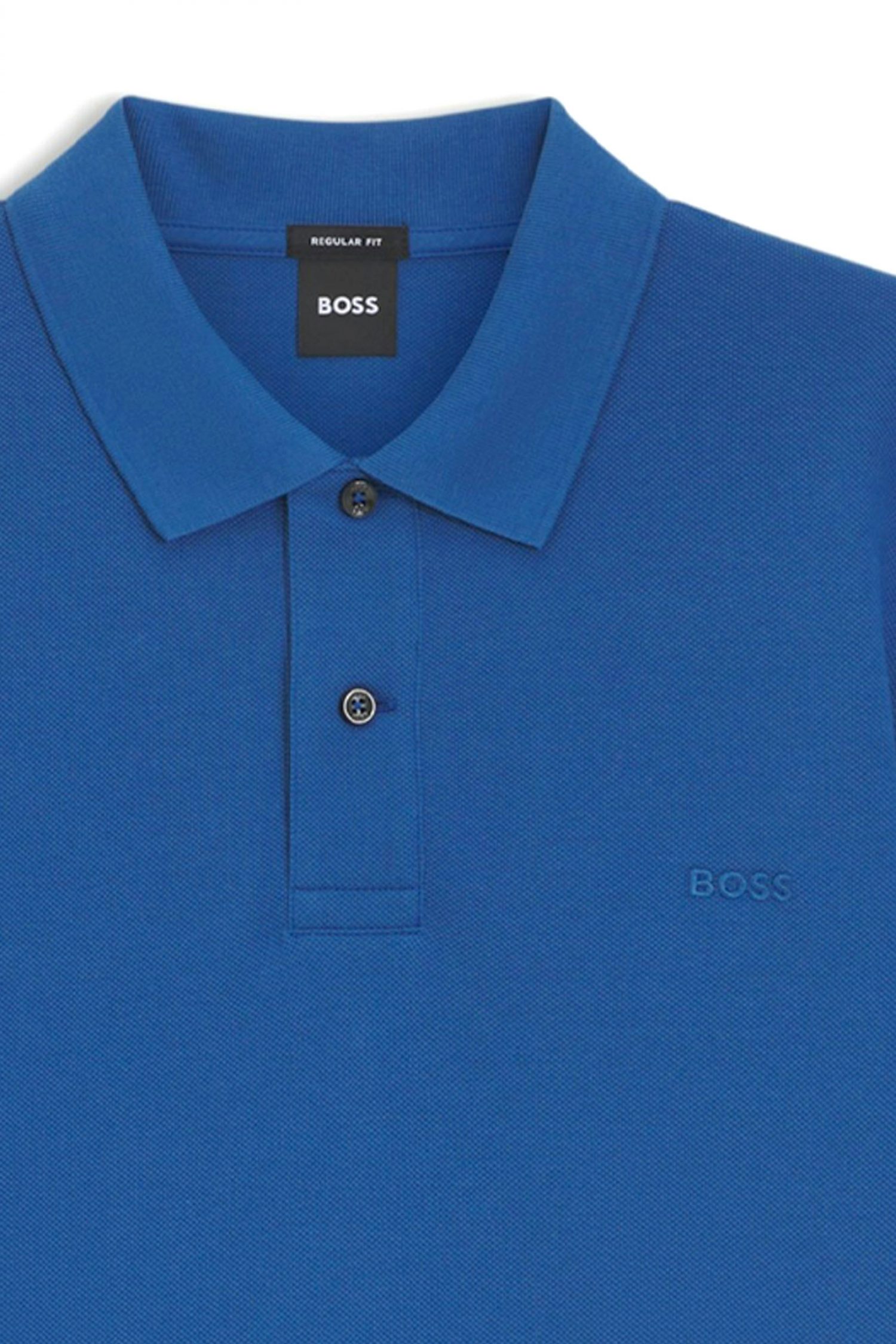 BOSS POLO REGULAR FIT PALLAS ΡΟΥΑ ΜΠΛΕ