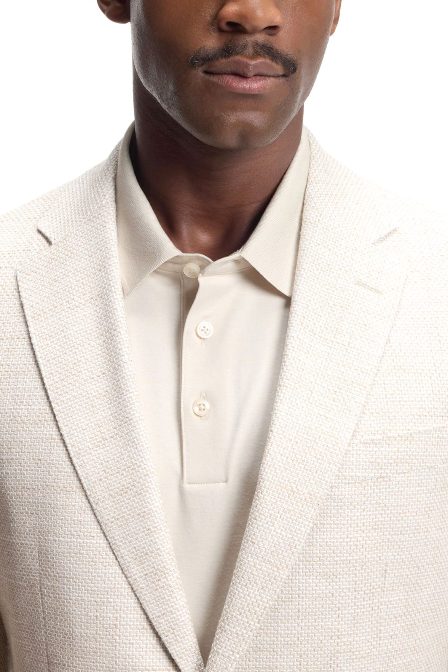 BOSS ΣΑΚΑΚΙ LANIFICO TESSE BIELLA STRETCH H-HUTSON-2PP-253 REGULAR FIT ΕΚΡΟΥ