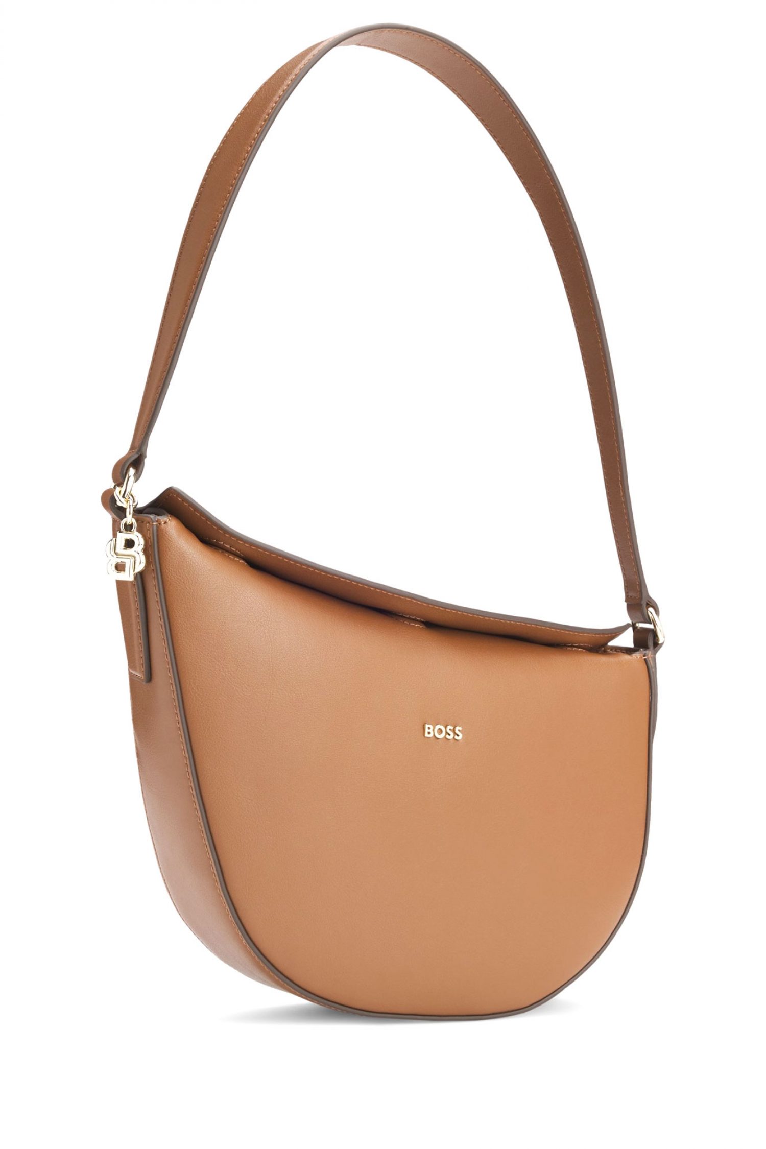 BOSS ΤΣΑΝΤΑ ΩΜΟΥ NUMAH NEW HOBO LOGO ΜΕΤΑΛΛΙΚΟ ΚΑΦΕ