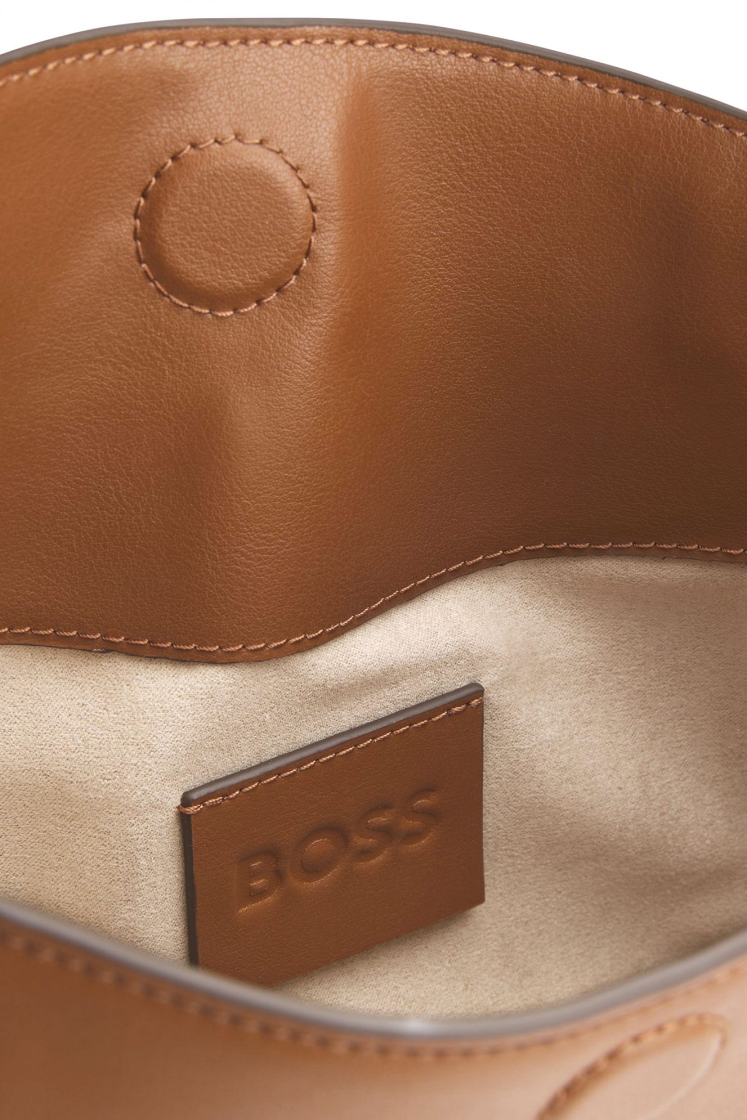 BOSS ΤΣΑΝΤΑ ΩΜΟΥ NUMAH NEW HOBO LOGO ΜΕΤΑΛΛΙΚΟ ΚΑΦΕ