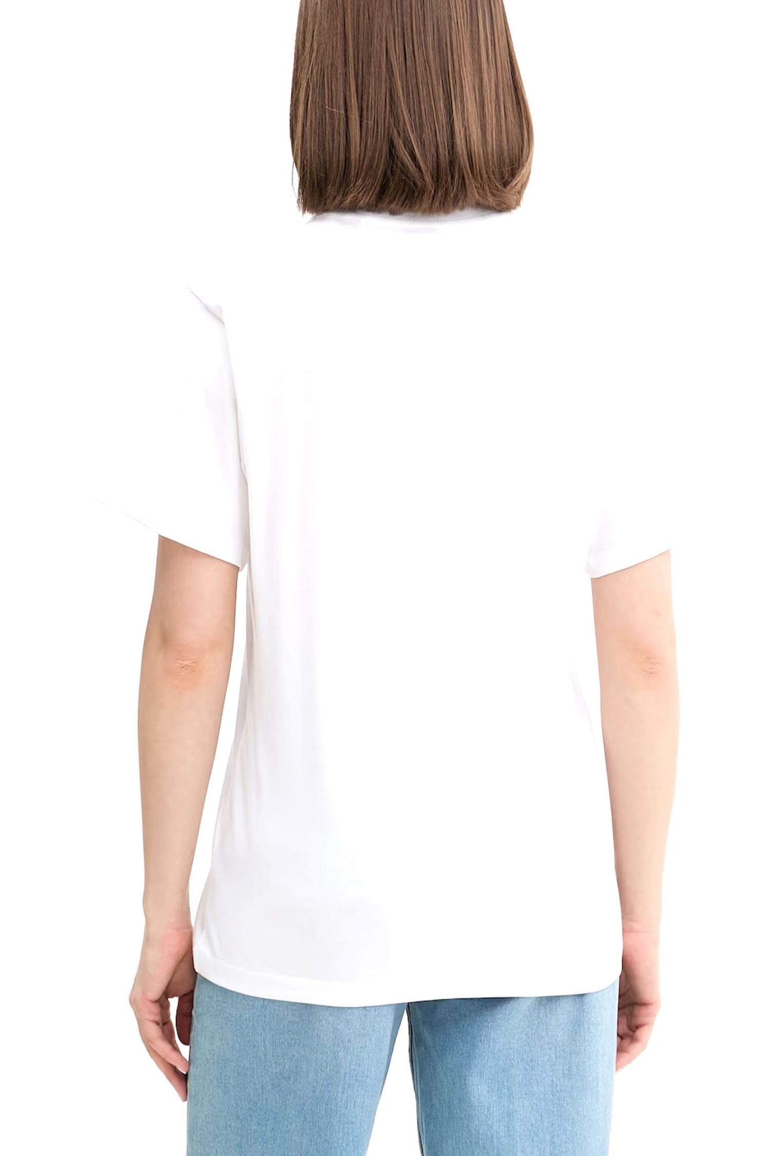 HUGO BLUE T-SHIRT VINTAGE TEE_B_8 LOGO ΕΚΡΟΥ