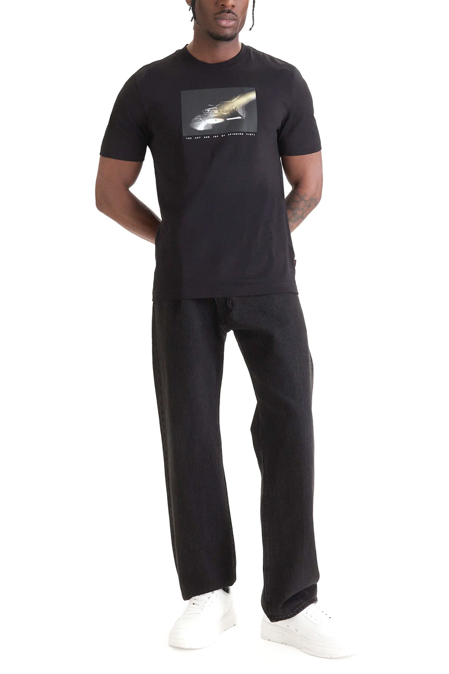 Men's T-Shirts Boss Black