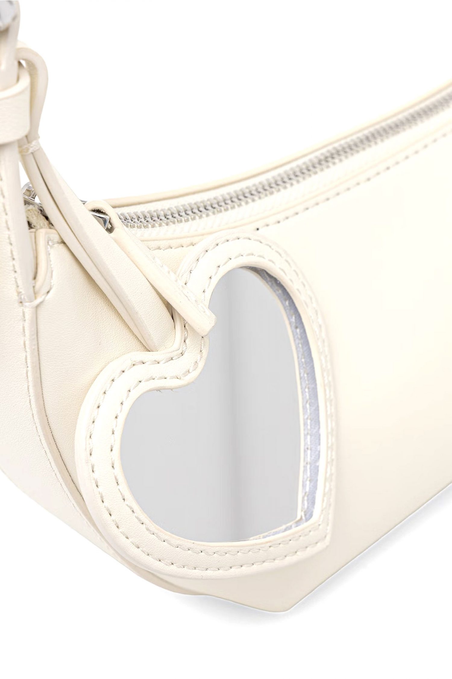 HUGO BLUE ΤΣΑΝΤΑ ΩΜΟΥ TWILA_SHOULDER BAG LOGO ΕΚΡΟΥ