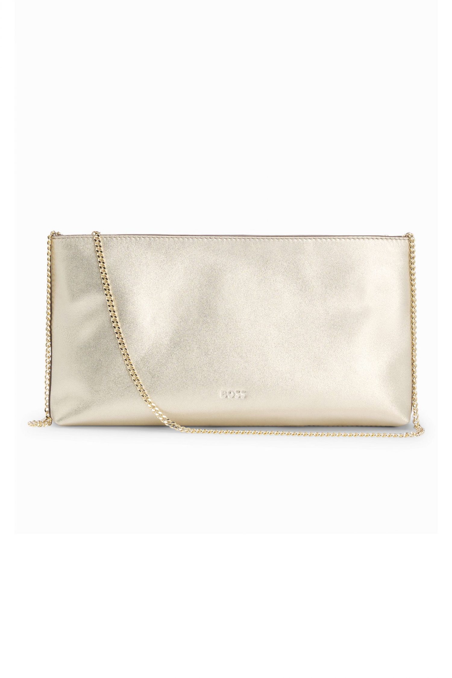 BOSS ΤΣΑΝΤΑ ΦΑΚΕΛΟΣ/CROSSBODY ΔΕΡΜΑ REVERS CLUTCH L ΧΡΥΣΟ φωτογραφία
