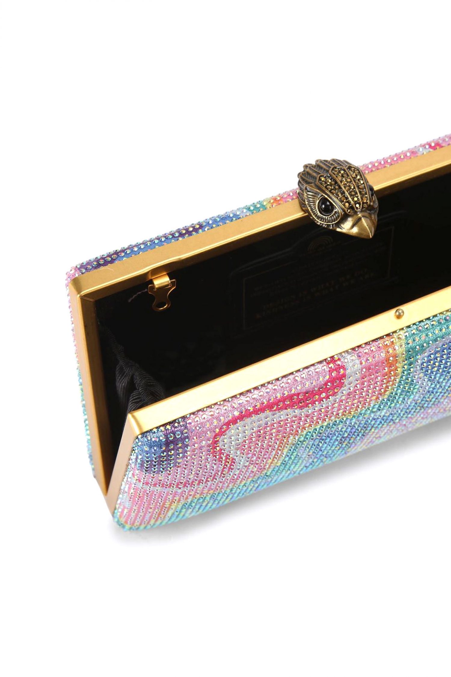 KURT GEIGER TΣΑΝΤΑ CROSSBODY/ΩΜΟΥ CRYSTAL KENSINGTON CLUTCH ΣΤΡΑΣ ΑΛΥΣΙΔΑ LOGO ΠΟΛΥΧΡΩΜΟ φωτογραφία