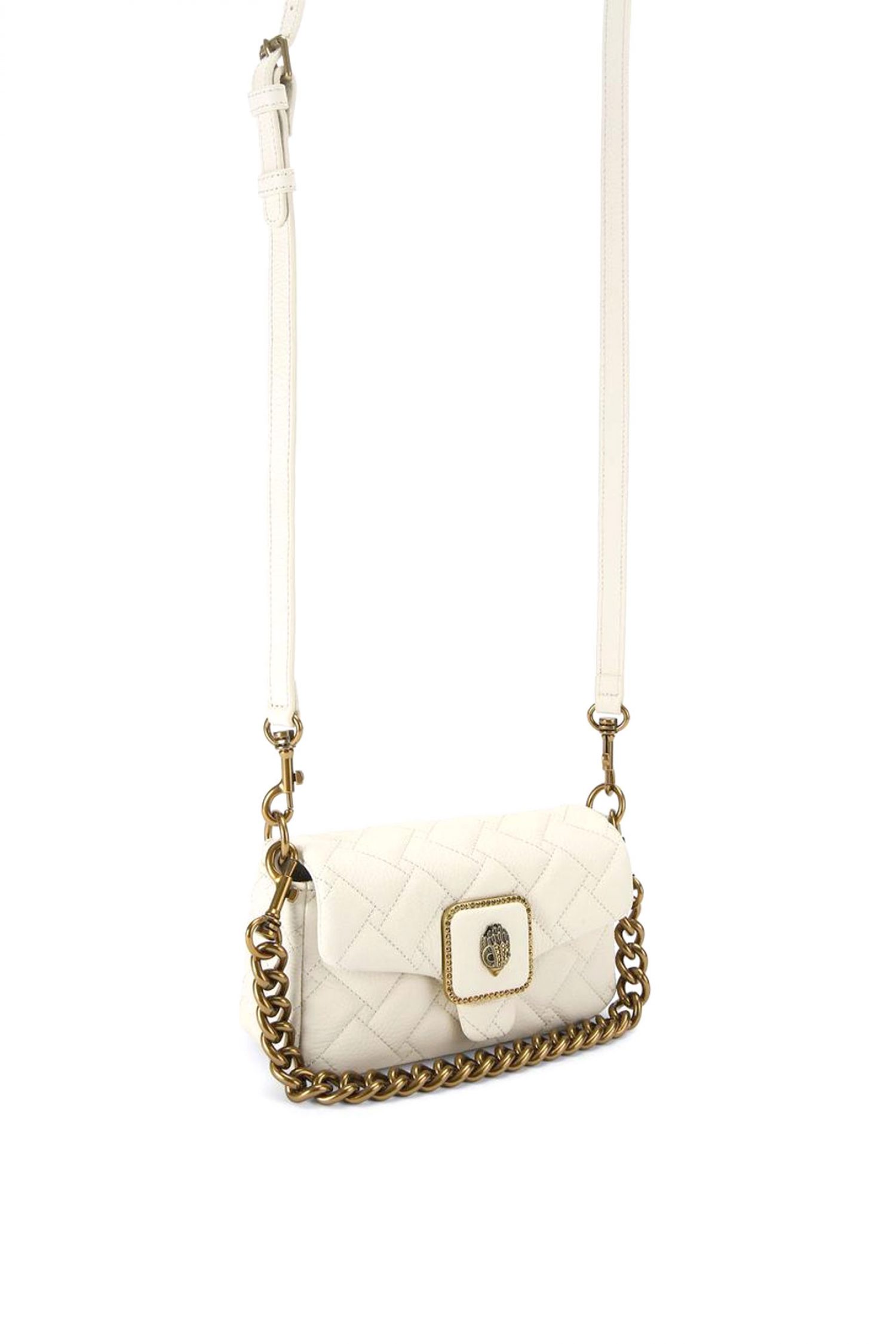 KURT GEIGER ΤΣΑΝΤΑΚΙ CROSSBODY/ΩΜΟΥ ΜΙΝΙ PIMLICO BAG ST ΚΑΠΙΤΟΝΕ ΑΛΥΣΙΔΑ LOGO MΠΕΖ