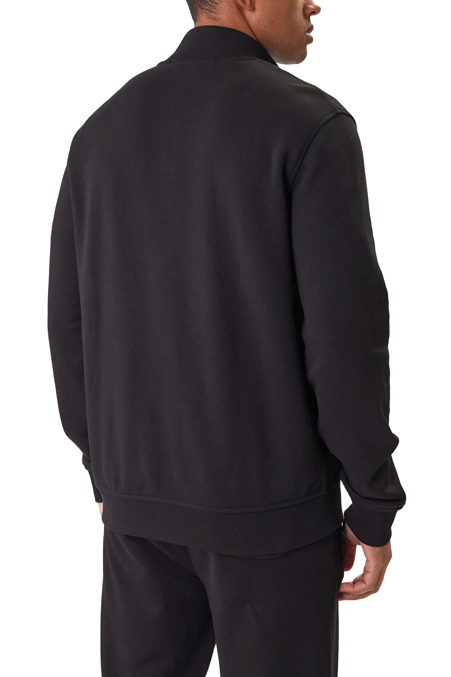 KARL LAGERFELD ΦΟΥΤΕΡ ZIPHOOD GOLD LOGO ΜΑΥΡΟ φωτογραφία