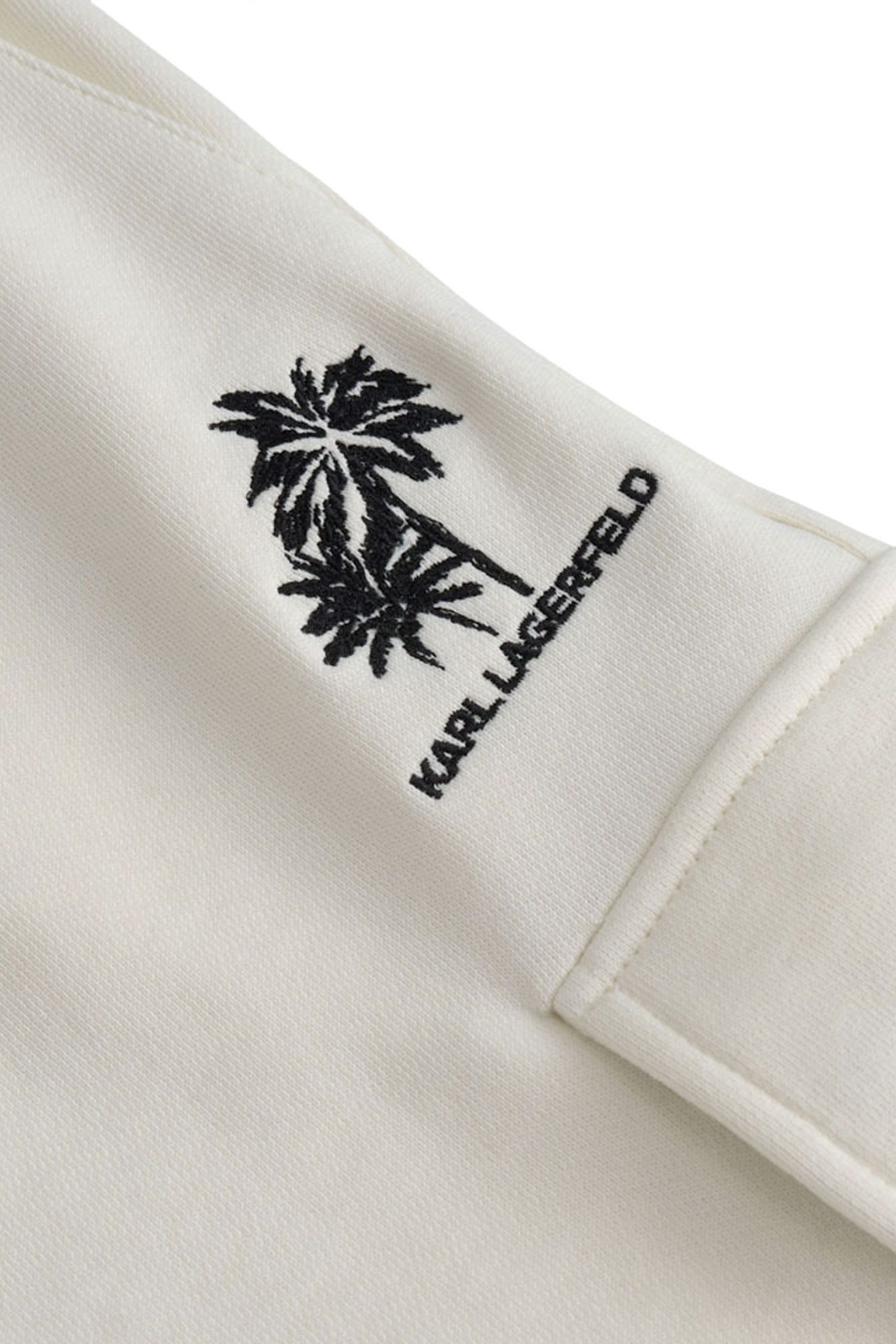 KARL LAGERFELD ΒΕΡΜΟΥΔΑ ΦΟΥΤΕΡ CARGO LOGO ΕΚΡΟΥ φωτογραφία