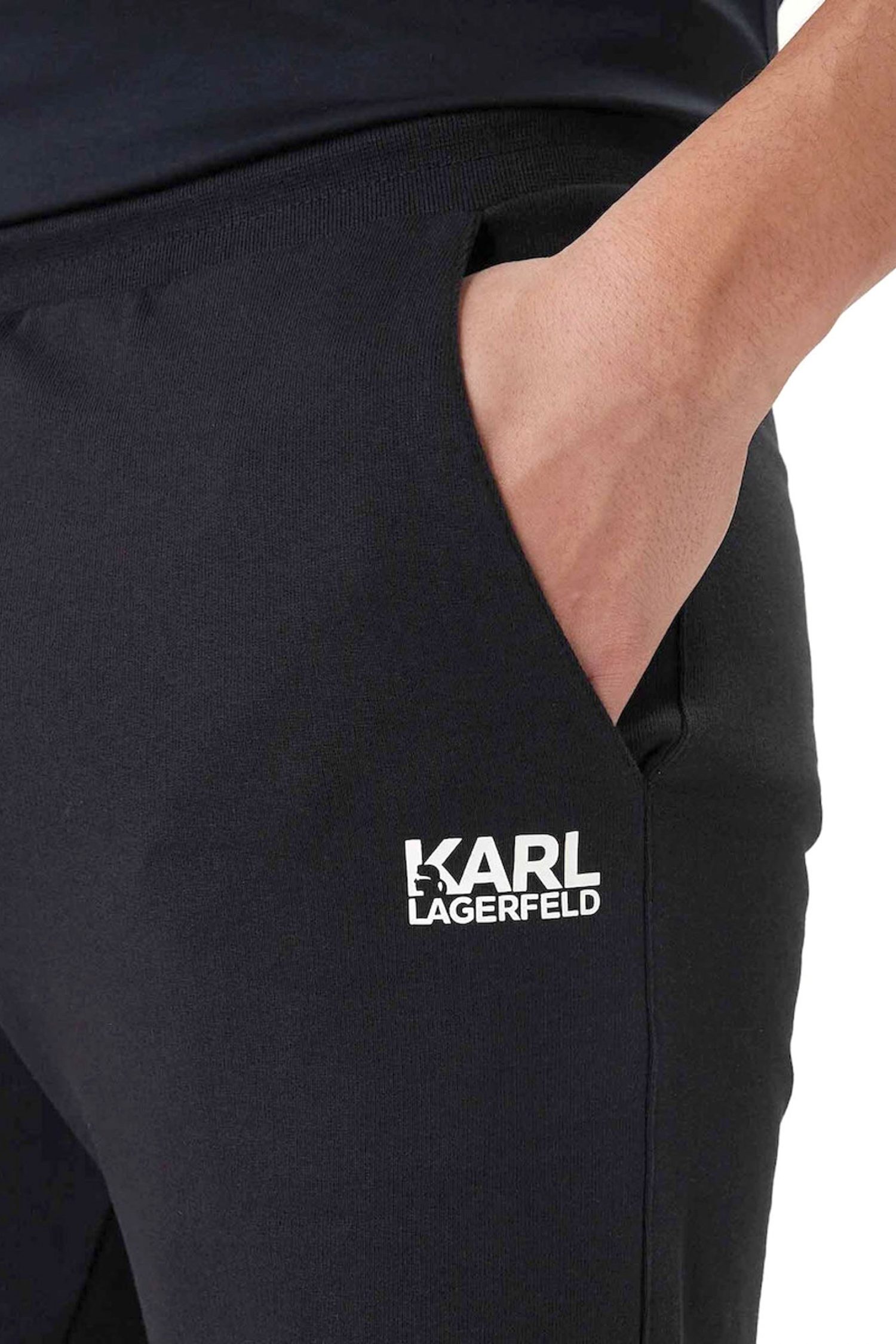 KARL LAGERFELD ΒΕΡΜΟΥΔΑ ΦΟΥΤΕΡ LOGO ΜΠΛΕ