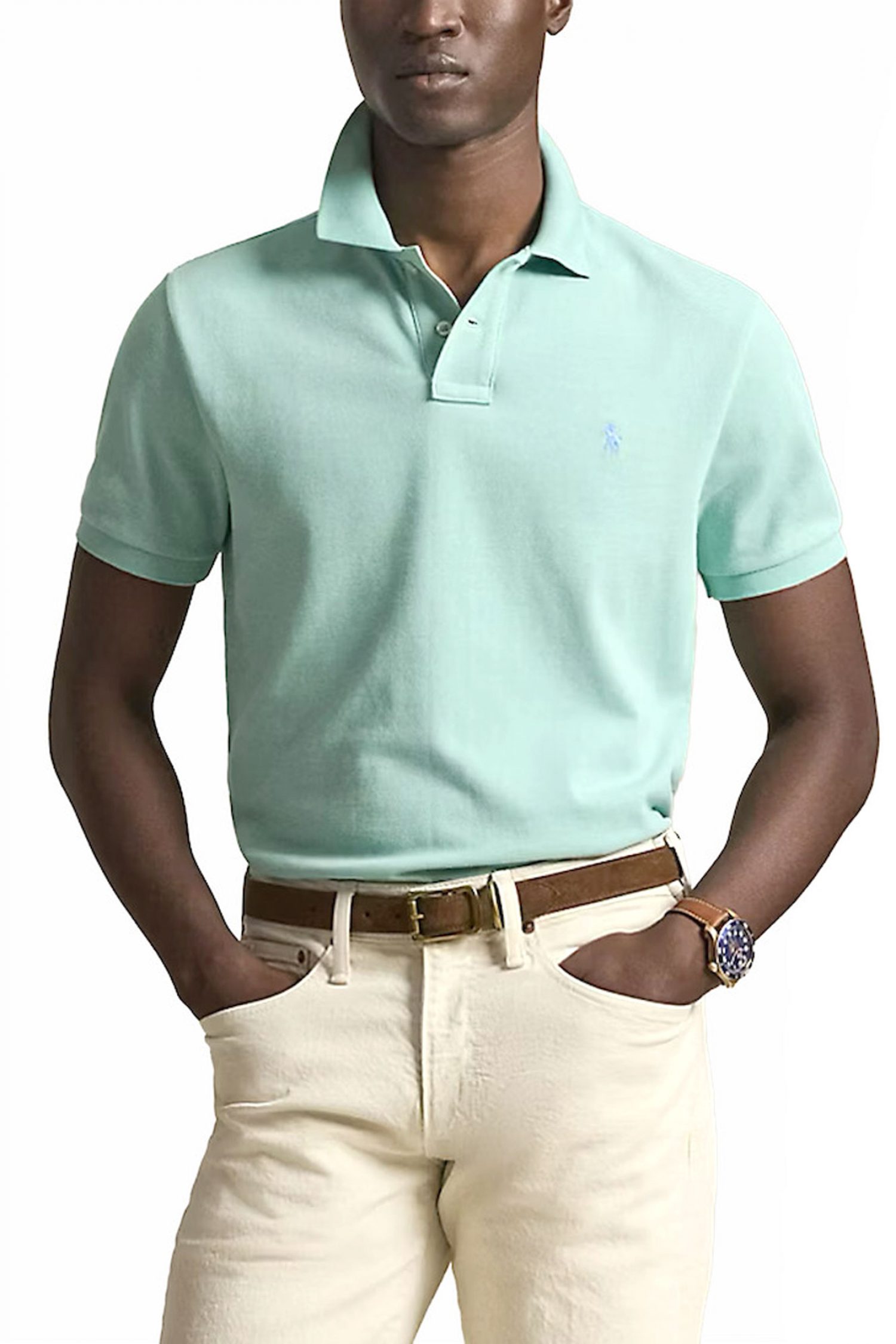 RALPH LAUREN POLO CUSTOM SLIM FIT LOGO ΜΕΝΤΑ