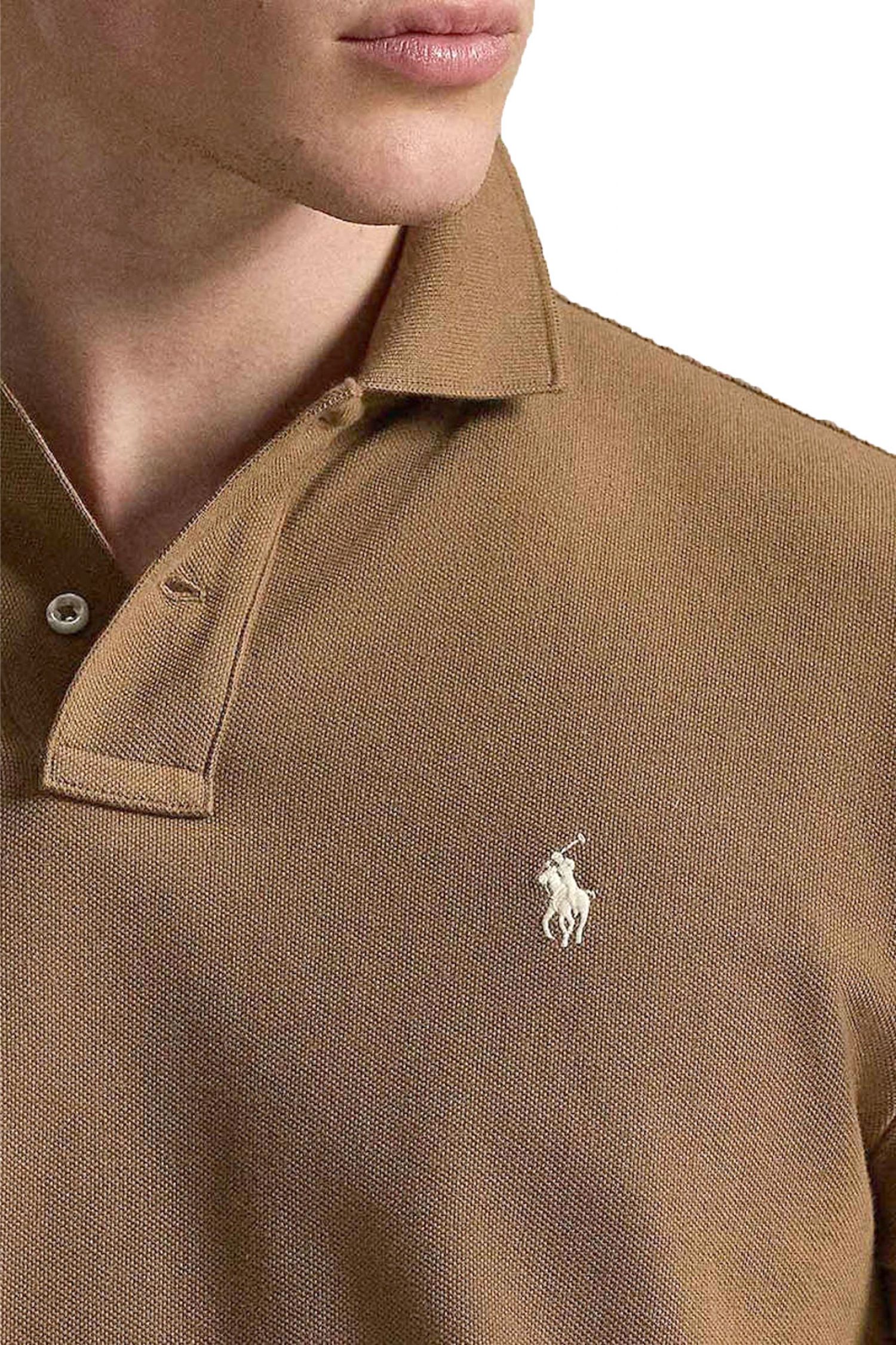 RALPH LAUREN POLO CUSTOM SLIM FIT LOGO ΚΑΦΕ