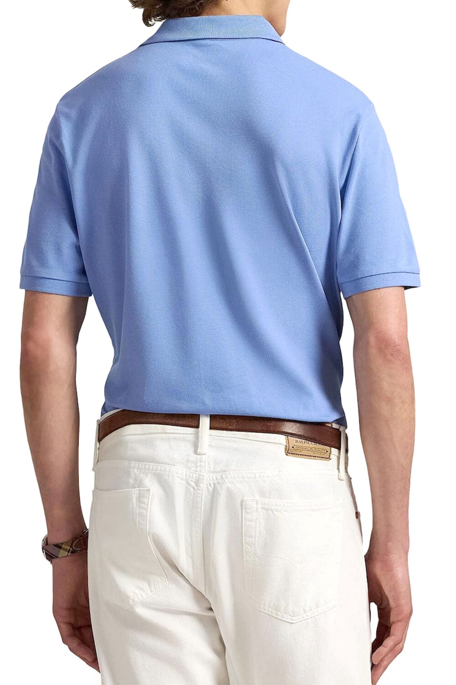 RALPH LAUREN POLO CUSTOM SLIM FIT LOGO ΣΙΕΛ