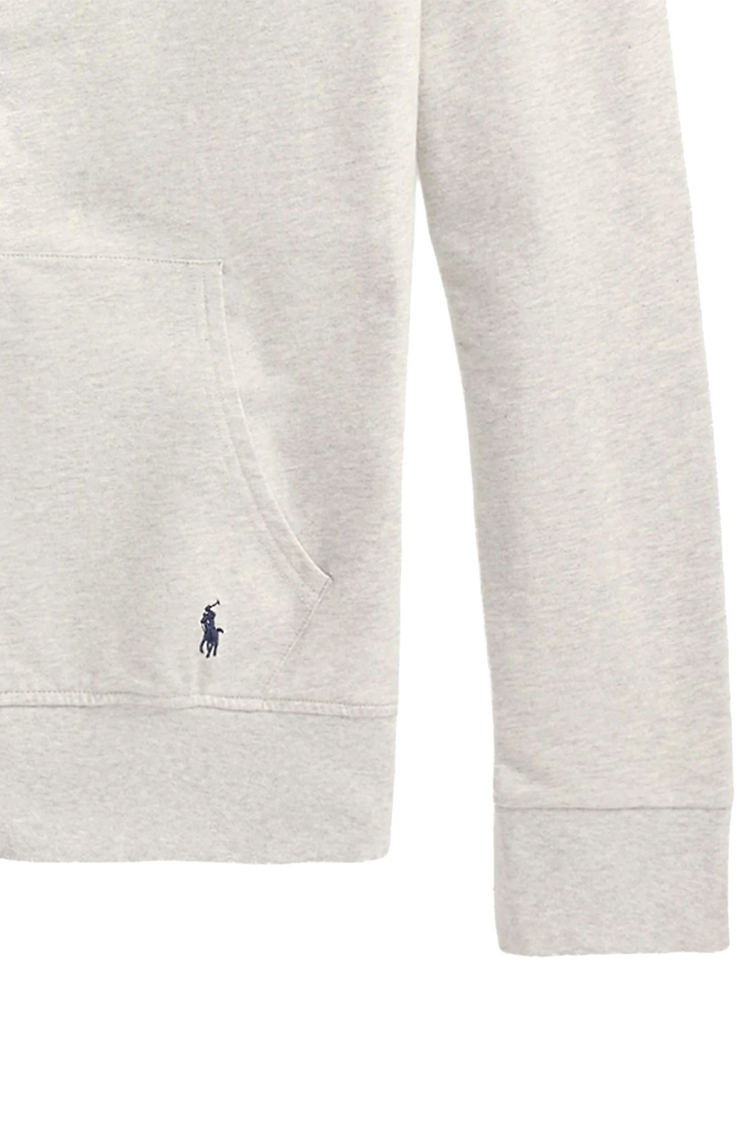 RALPH LAUREN UNDERWEAR ΦΟΥΤΕΡ ZIPHOOD ΓΚΡΙ