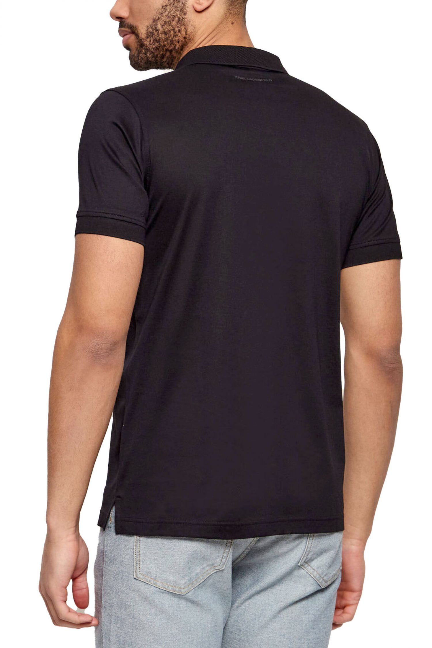 Men's Polo Shirts Karl Lagerfeld Black