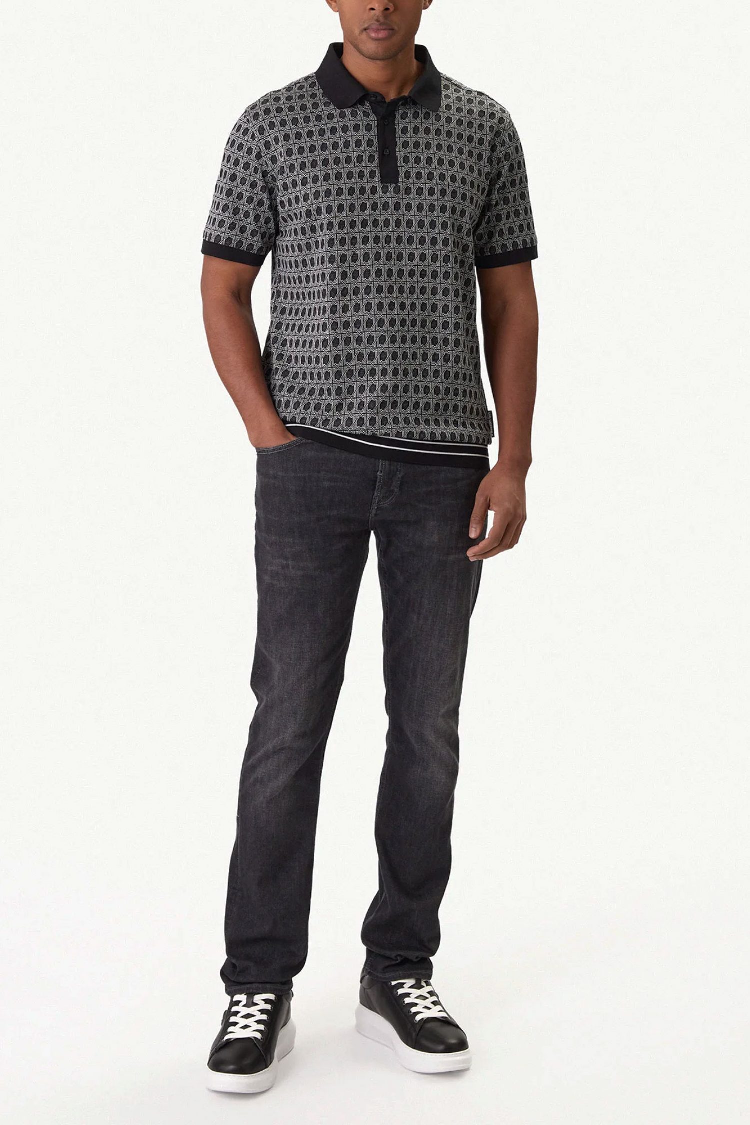 Men's Polo Shirts Karl Lagerfeld Black