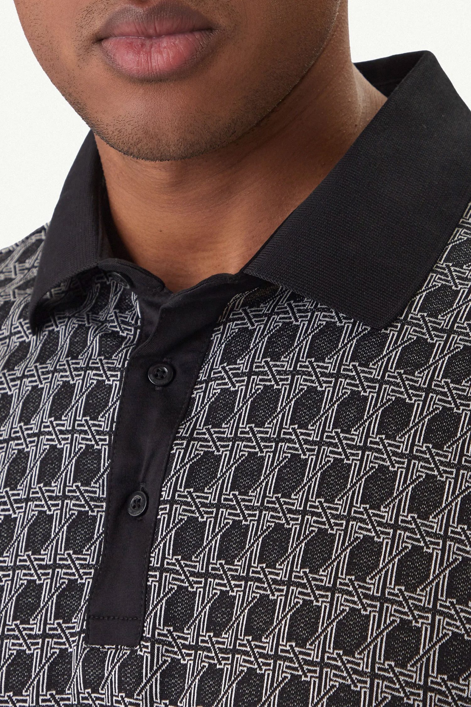 Men's Polo Shirts Karl Lagerfeld Black