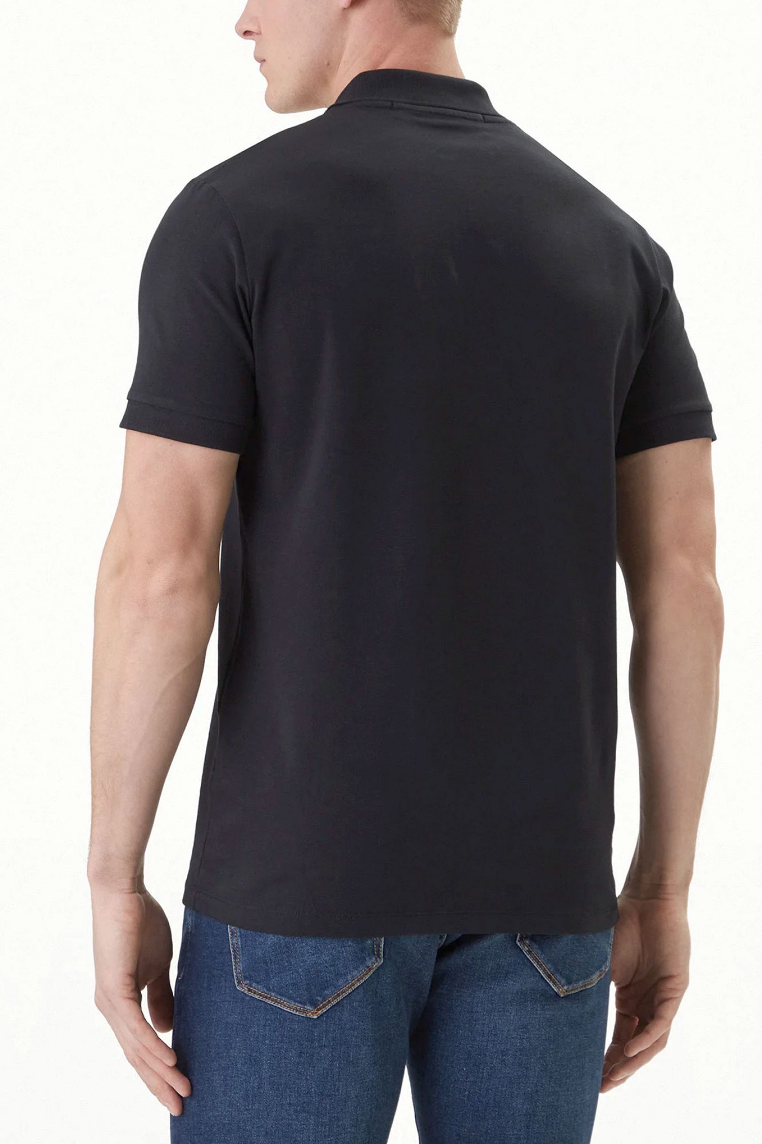 KARL LAGERFELD POLO LOGO ΜΠΛΕ