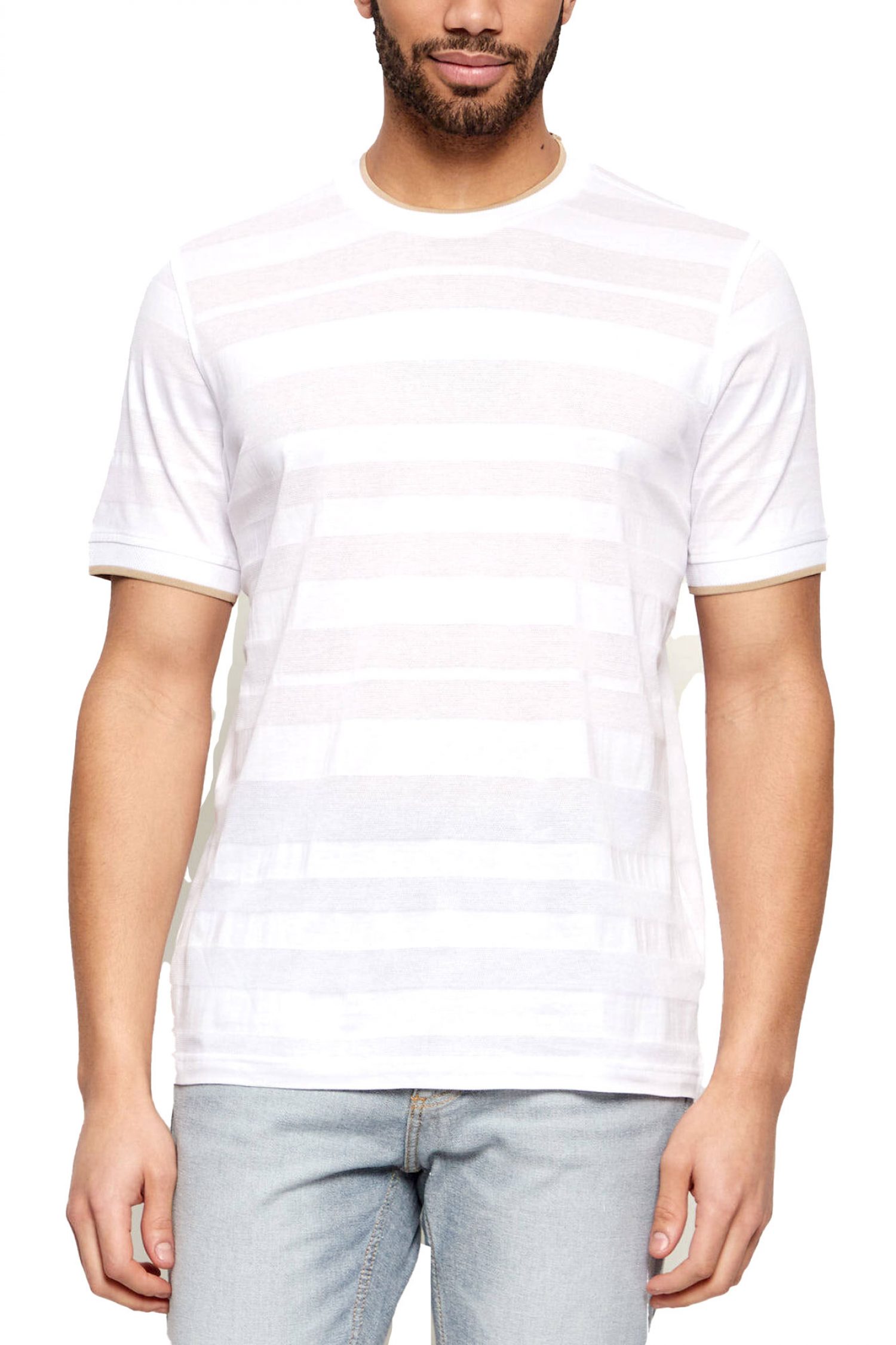 KARL LAGERFELD T-SHIRT LOGO ΛΕΥΚΟ-ΧΡΥΣΟ