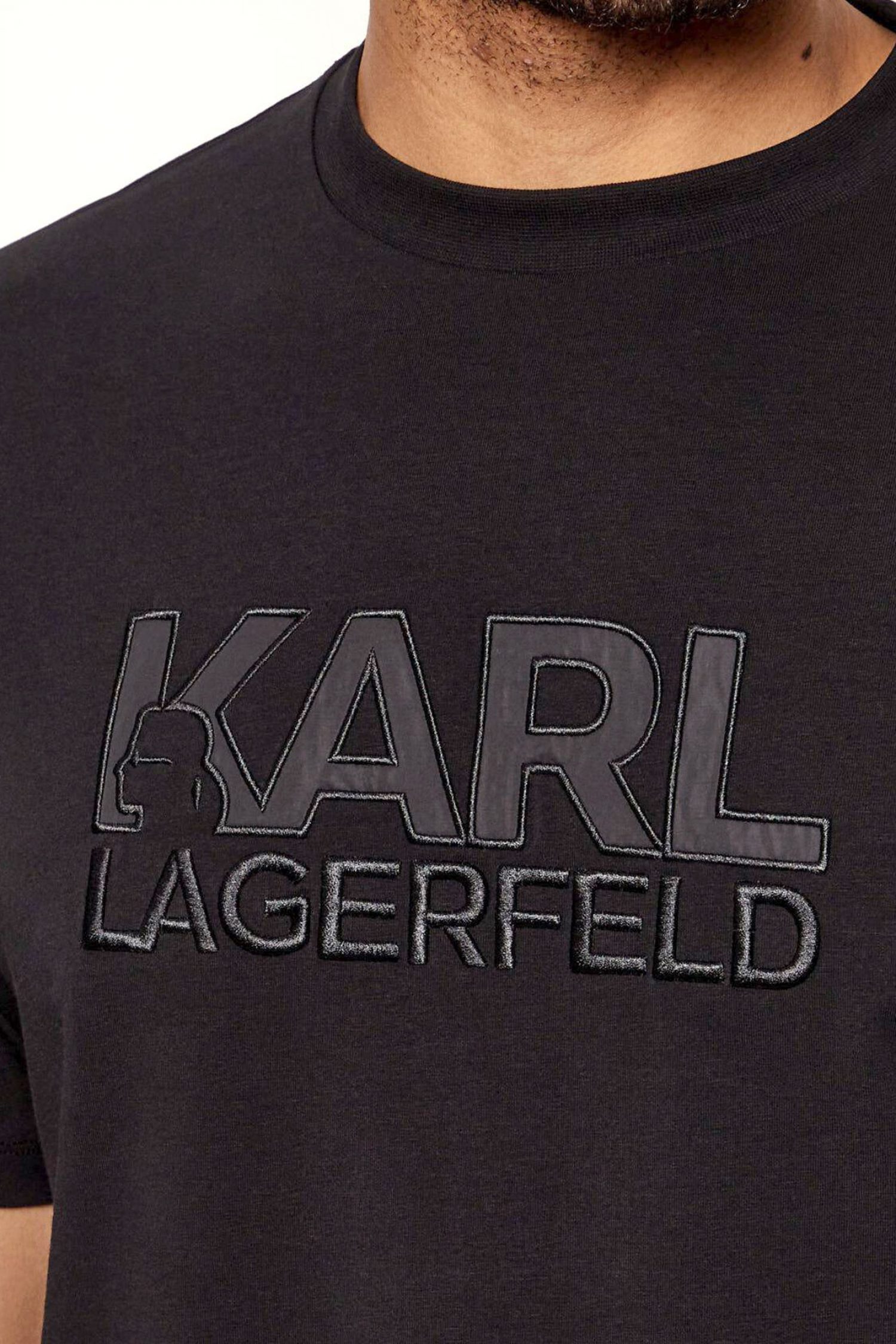 Men's T-Shirts Karl Lagerfeld Black