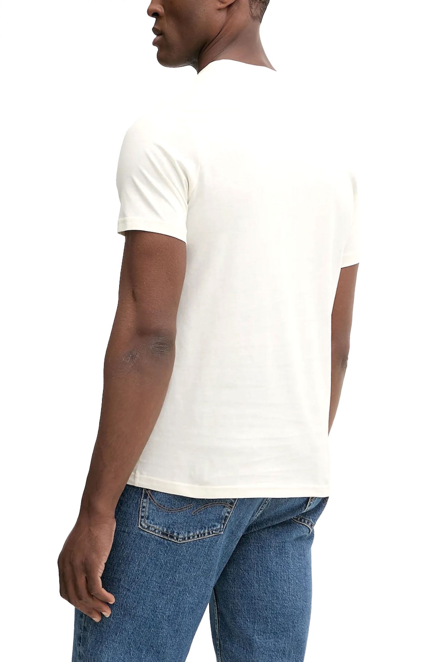 KARL LAGERFELD T-SHIRT CREW NECK BIG LOGO ΥΠΟΛΕΥΚΟ