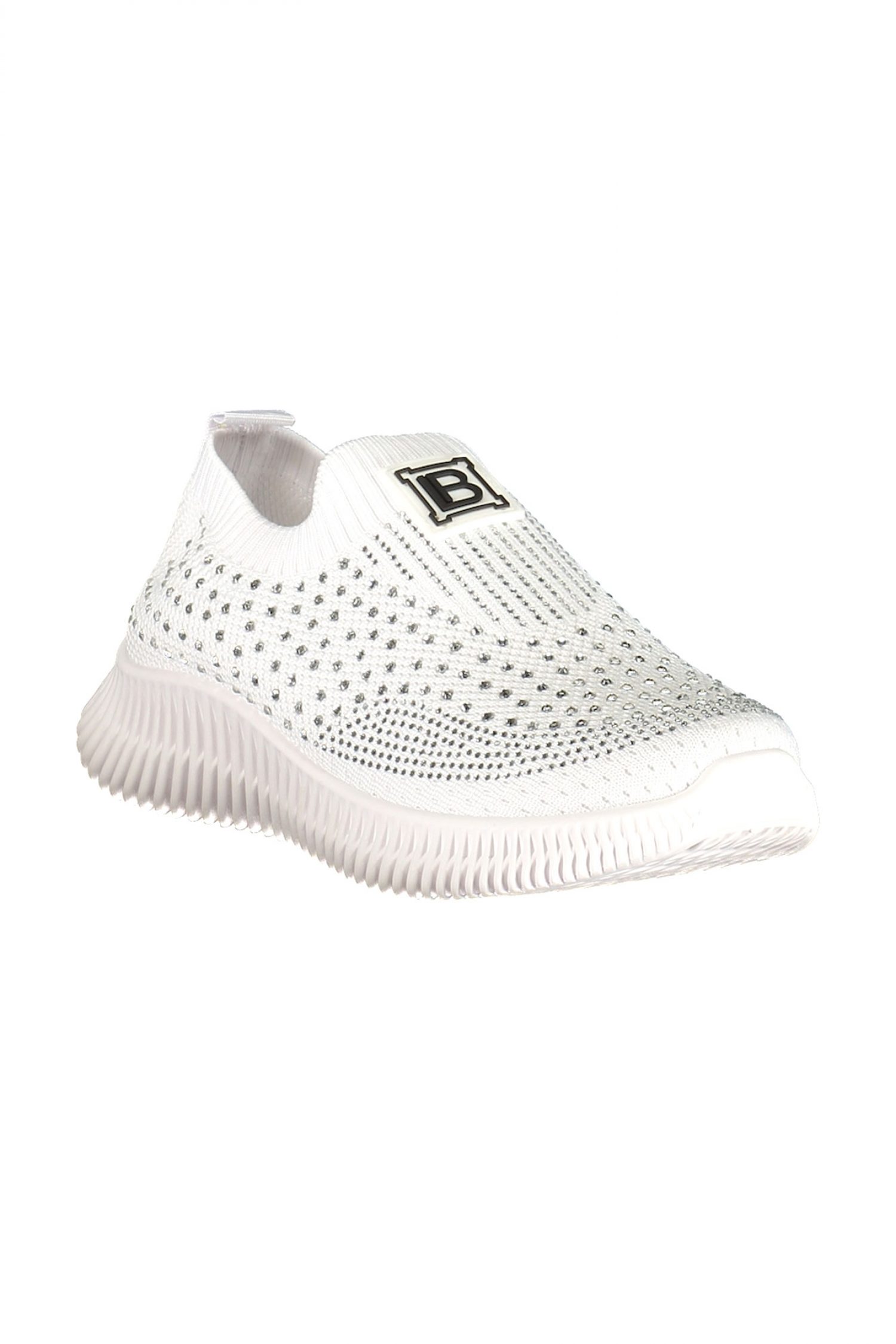 LAURA BIAGIOTTI ΠΑΠΟΥΤΣΙΑ SNEAKERS ΣΤΡΑΣ LOGO MAYΡΟ φωτογραφία