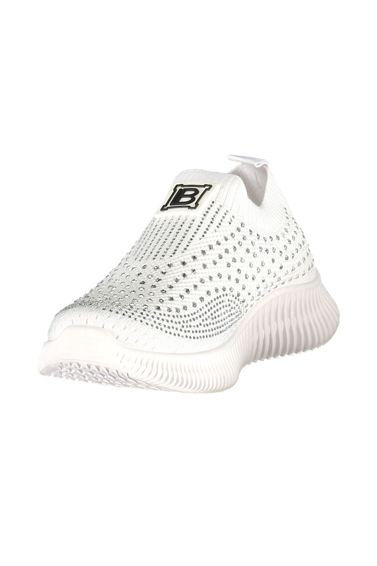 LAURA BIAGIOTTI ΠΑΠΟΥΤΣΙΑ SNEAKERS ΣΤΡΑΣ LOGO MAYΡΟ φωτογραφία