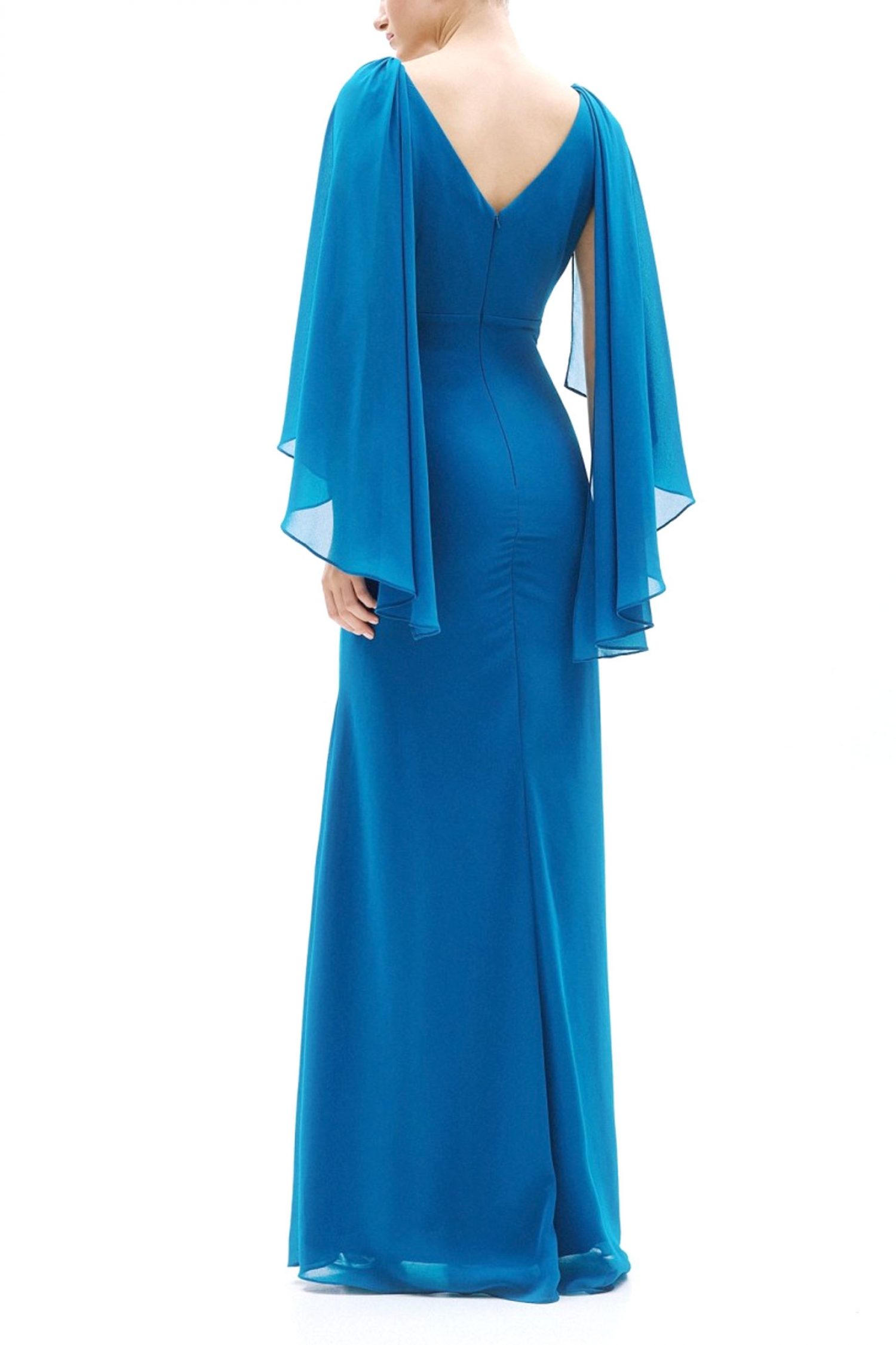 ALLURE EVENING ΦΟΡΕΜΑ MAXI ΝΤΡΑΠΕ ΑΝΟΙΓΜΑ ΚΑΤΩ ΠΕΤΡΟΛ φωτογραφία