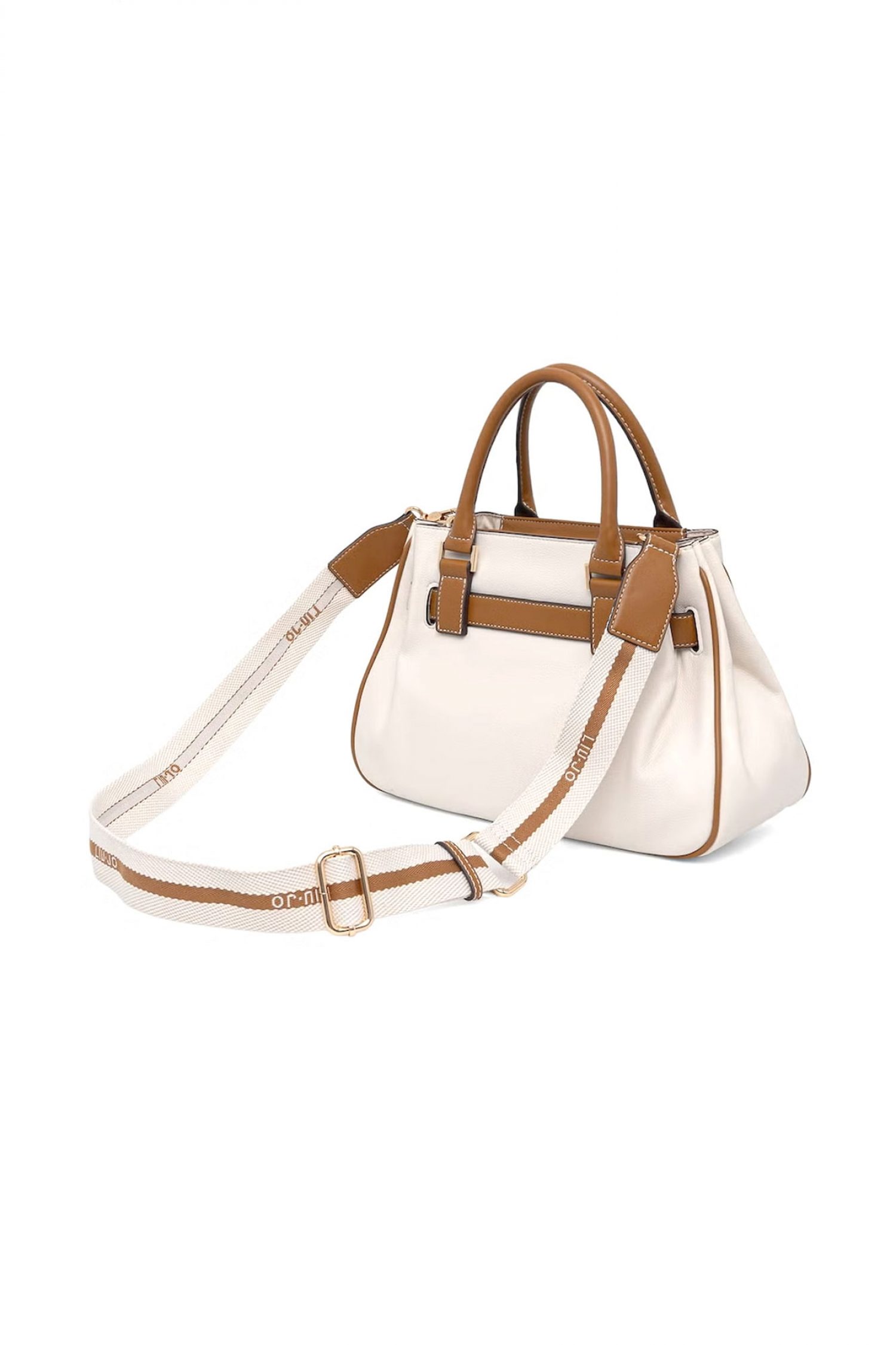 LIU-JO ΤΣΑΝΤΑ ΧΕΙΡΟΣ/CROSSBODY ΕΚΡΟΥ-ΚΑΦΕ