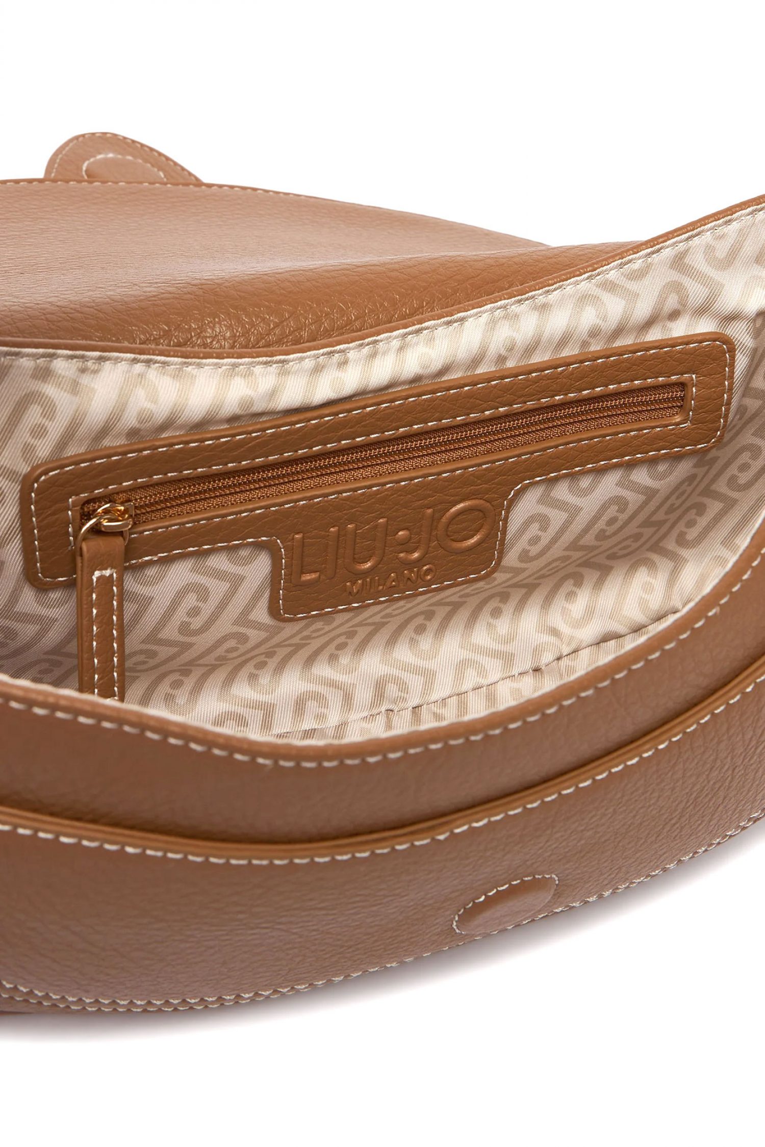 LIU-JO ΤΣΑΝΤΑ ΩΜΟΥ/CROSSBODY CORNIOLA ΑΠΟΣΠΩΜΕΝΟ ΜΠΡΕΛΟΚ ΚΑΦΕ