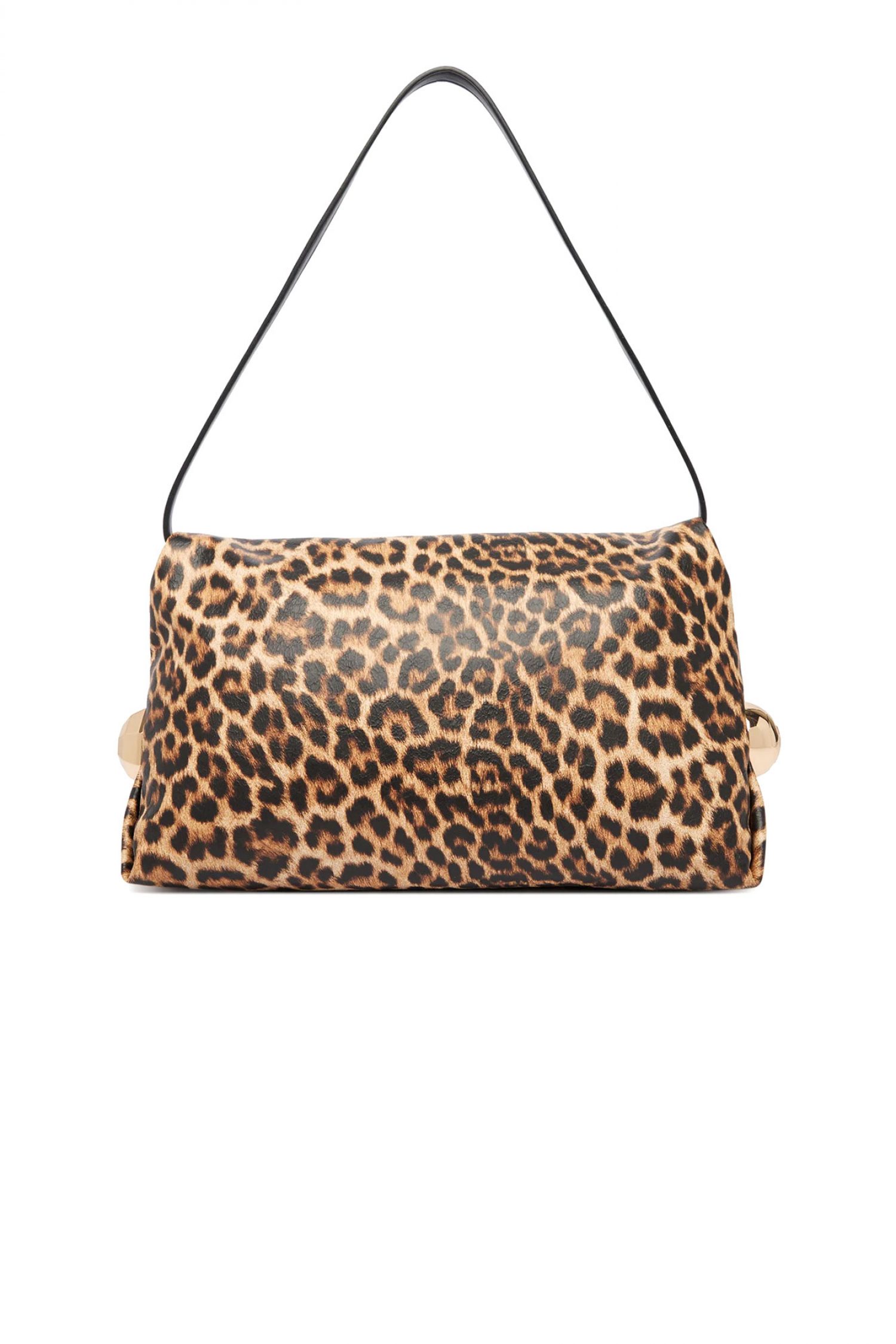 LIU-JO ΤΣΑΝΤΑ ΩΜΟΥ LEOPARD PRINT RICCY ΚΑΦΕ-ΜΠΕΖ