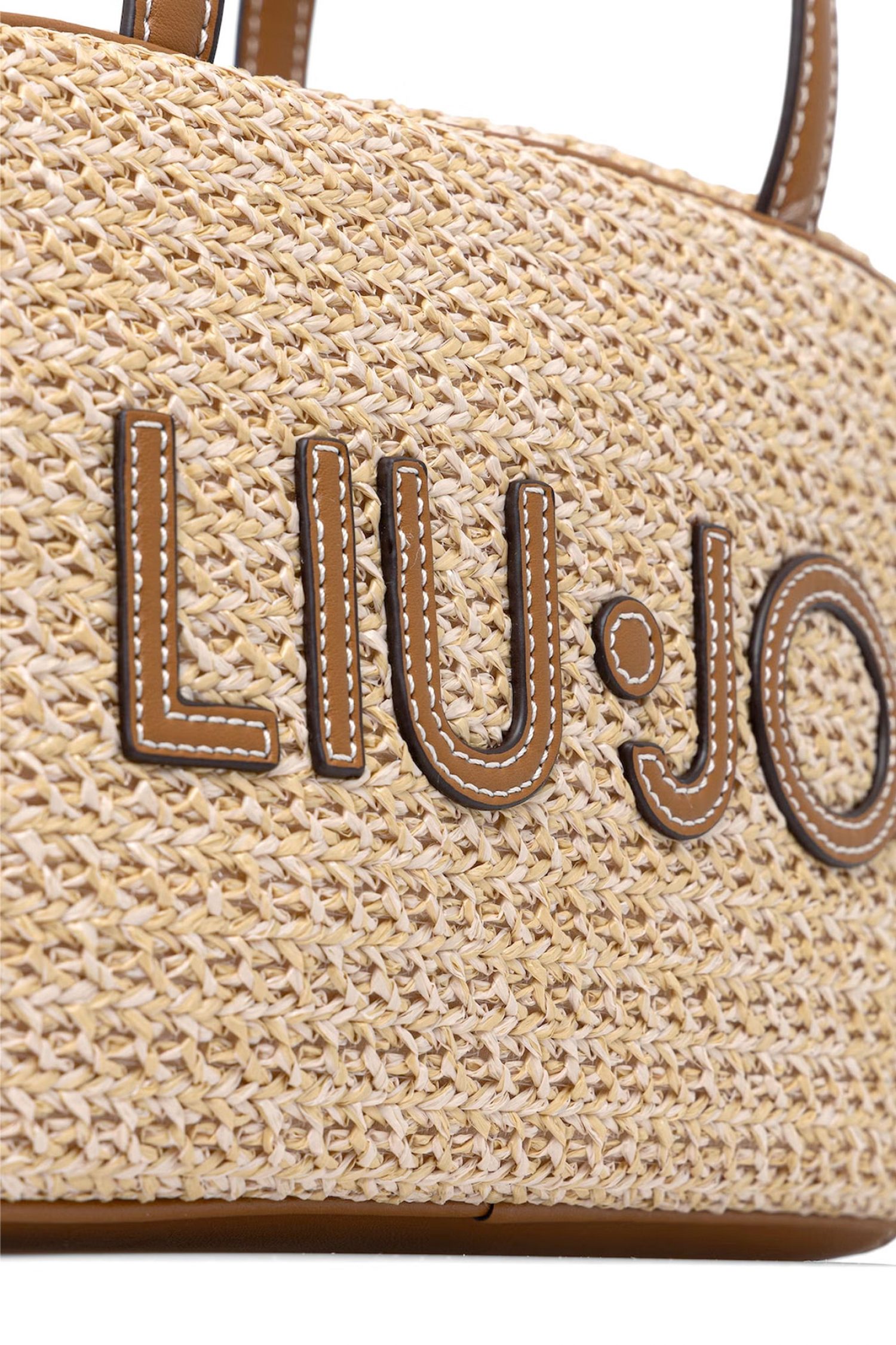 LIU-JO ΤΣΑΝΤΑ ΧΕΙΡΟΣ/CROSSBODY ΨΑΘΑ ΕΠΙΠΡΟΣΘΕΤΟ ΠΟΡΤΟΦΟΛΑΚΙ ΜΠΕΖ-ΚΑΦΕ