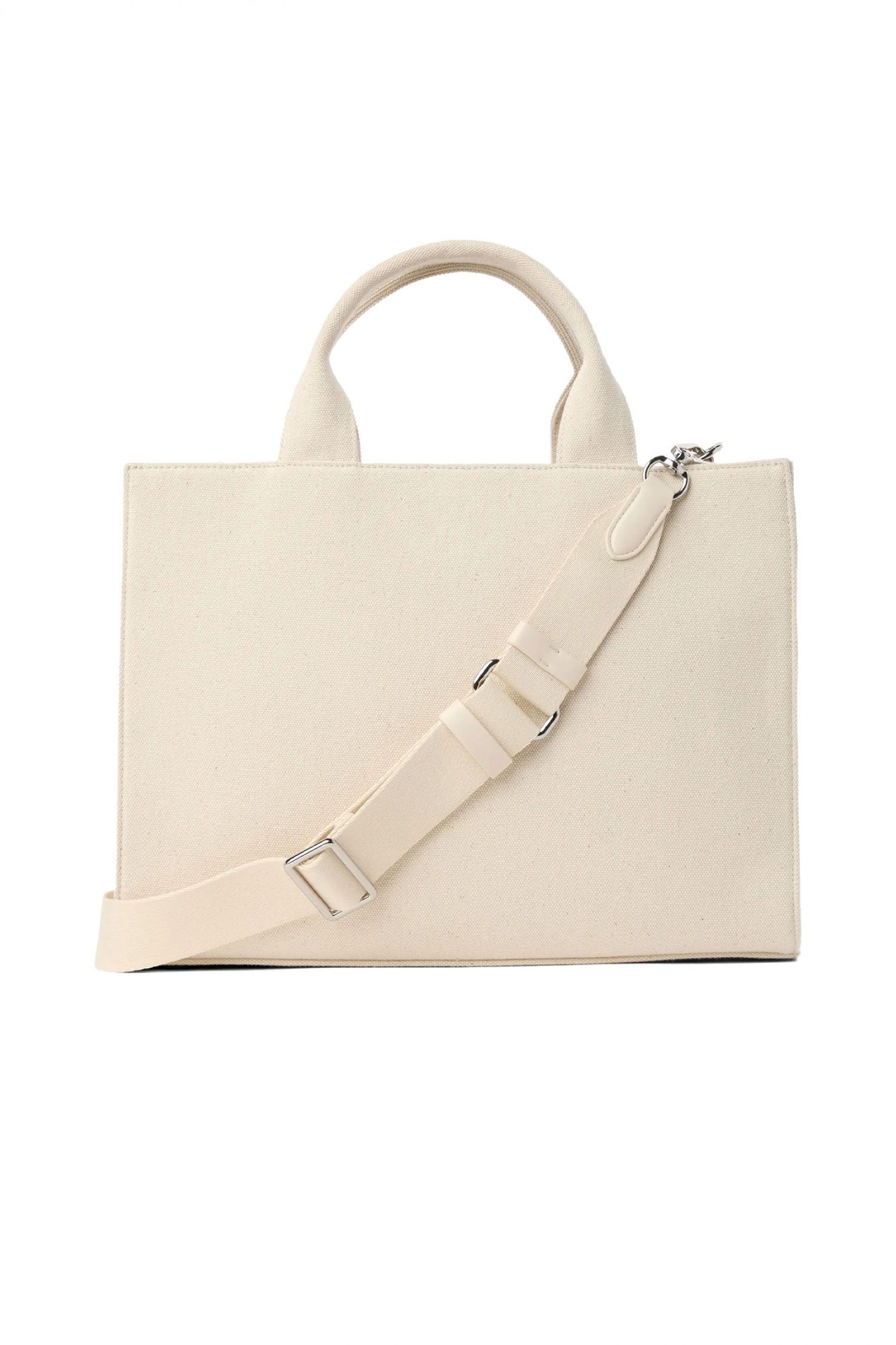 KARL LAGERFELD ΤΣΑΝΤΑ ΧΕΙΡΟΣ/CROSSBODY IKON K/RSG SQUARE PATCH MD TOTE LOGO ΕΚΡΟΥ